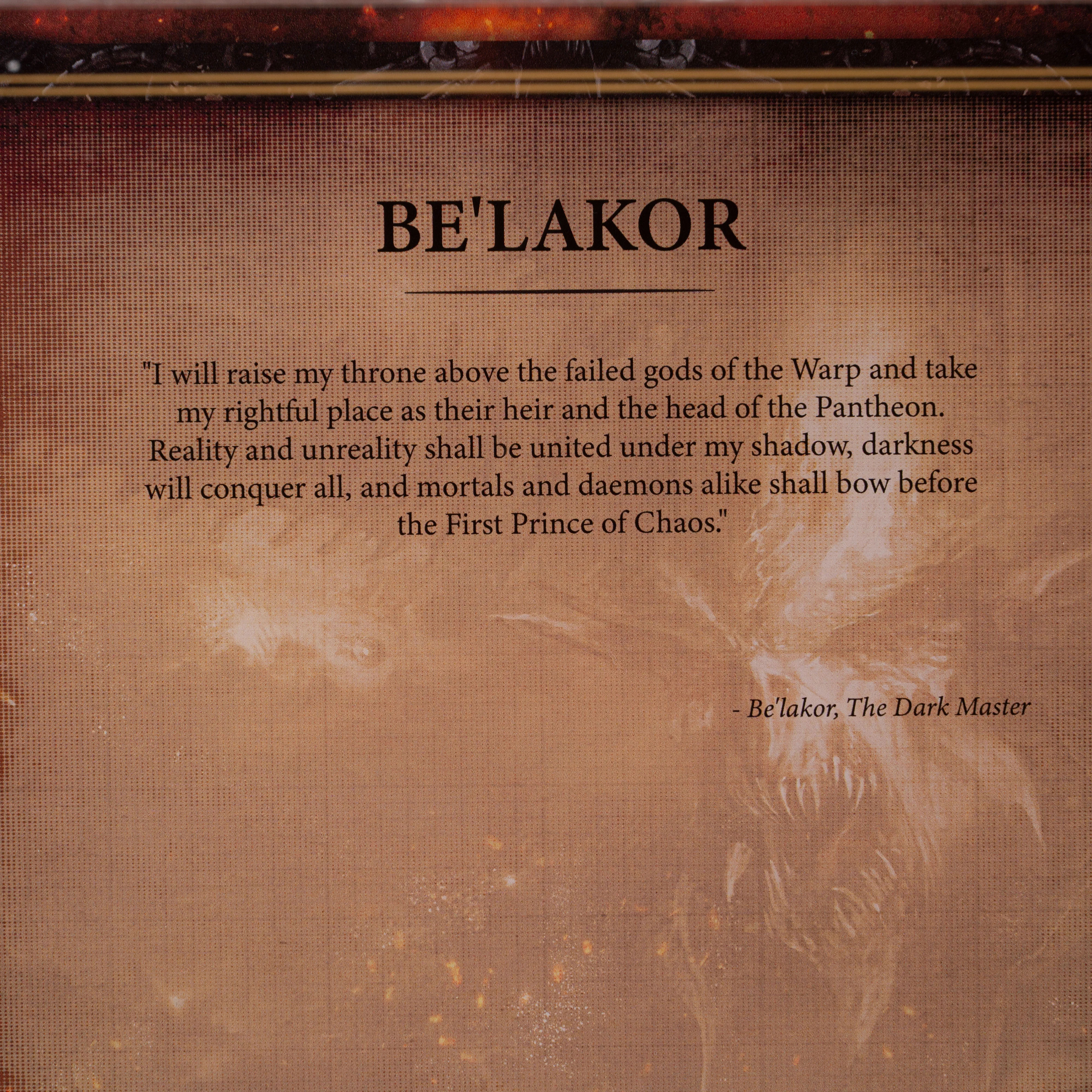 Limited Edition Display Case for Warhammer® 40,000 Be'lakor, the Dark Master - Image 6