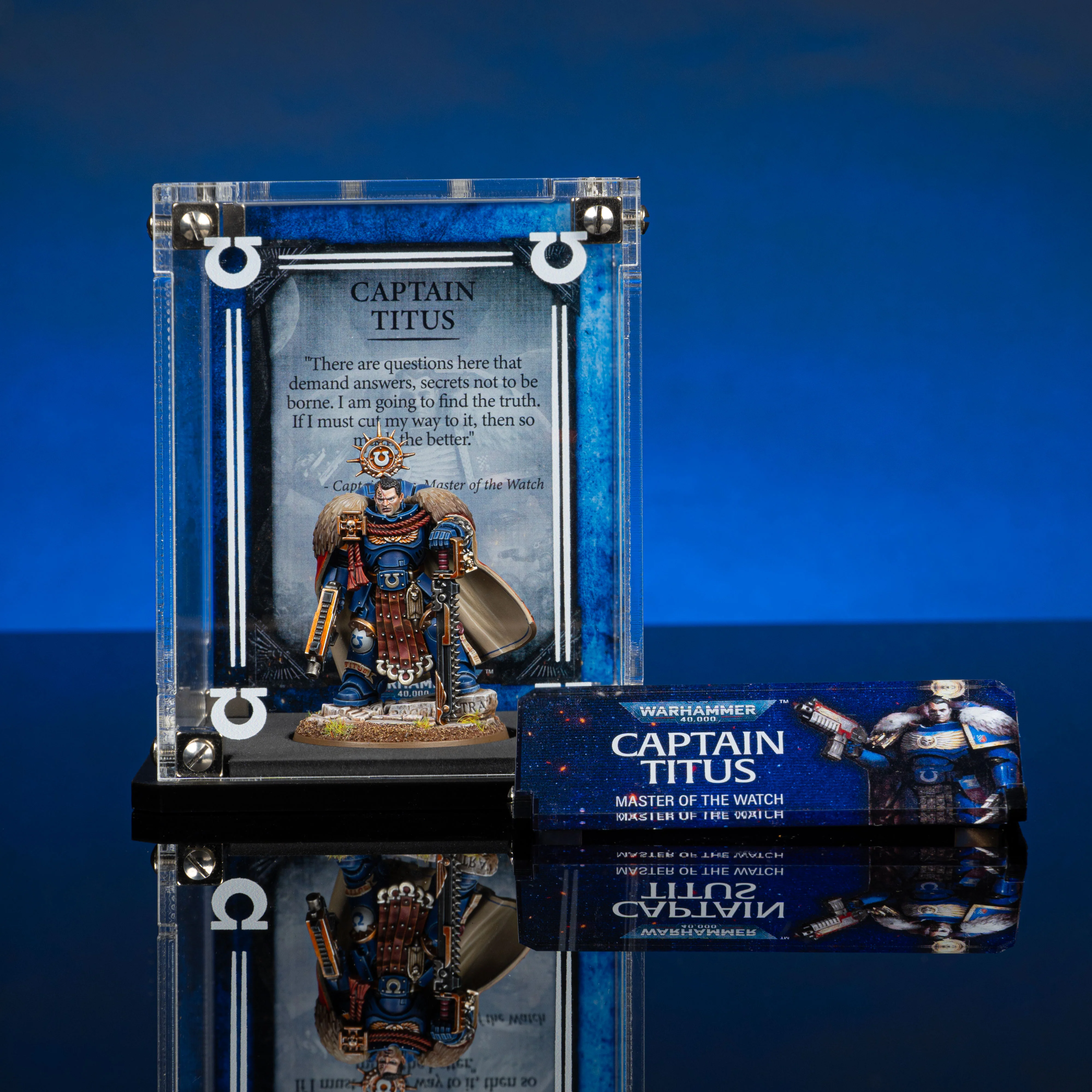 Limited Edition Display Case for Warhammer® 40,000 Captain Titus - Image 3