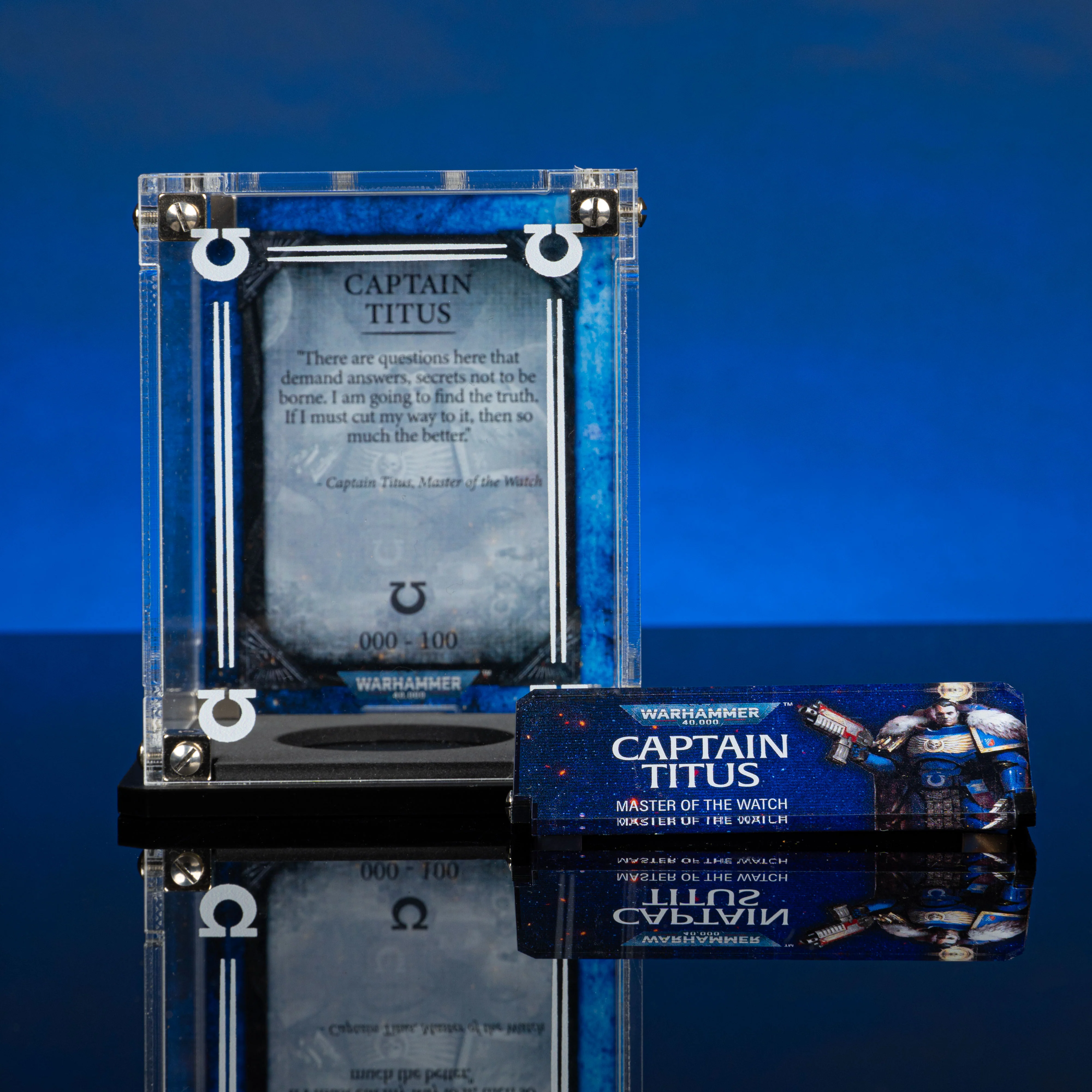 Limited Edition Display Case for Warhammer® 40,000 Captain Titus - Image 4