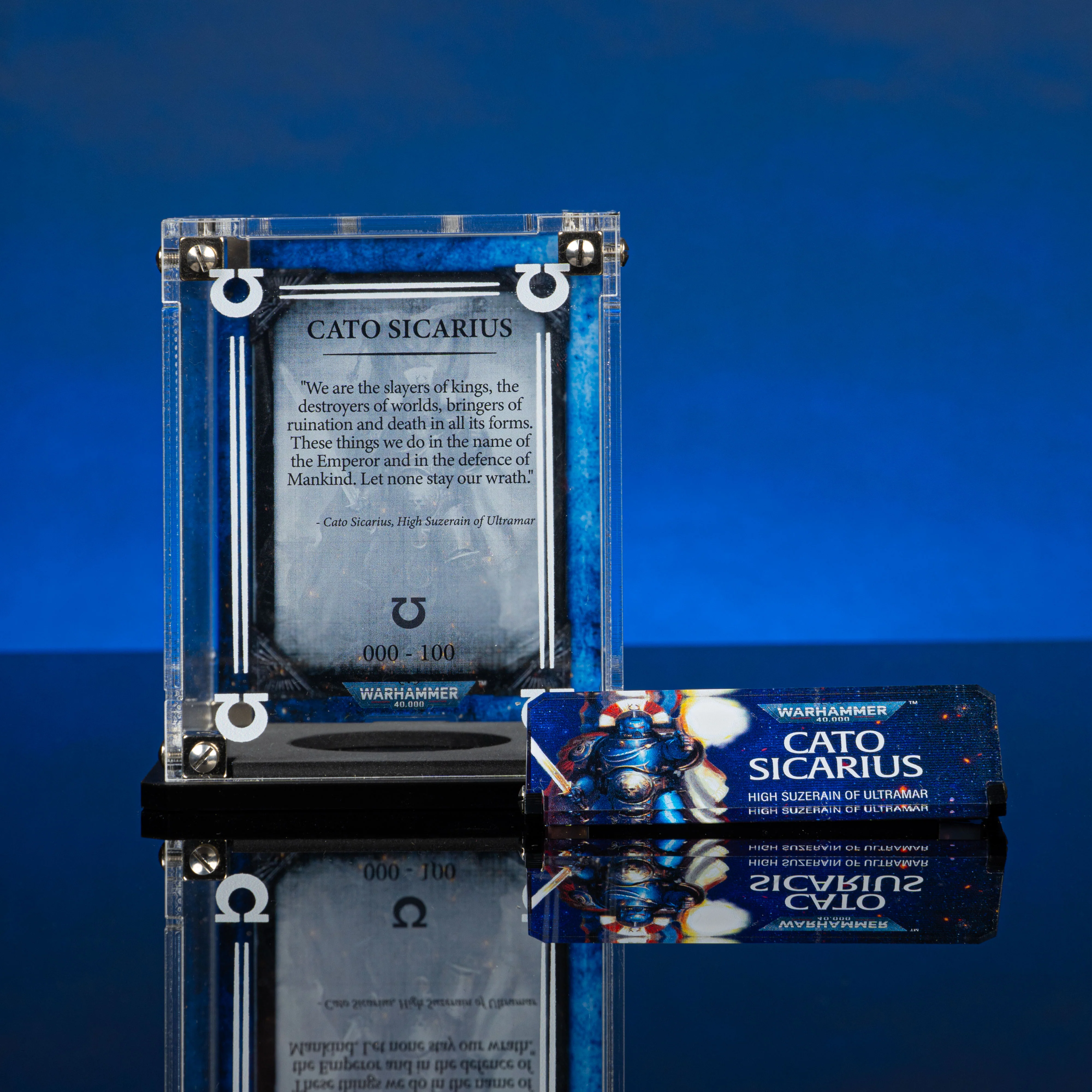 Limited Edition Display Case for Warhammer® 40,000 Cato Sicarius - Image 3
