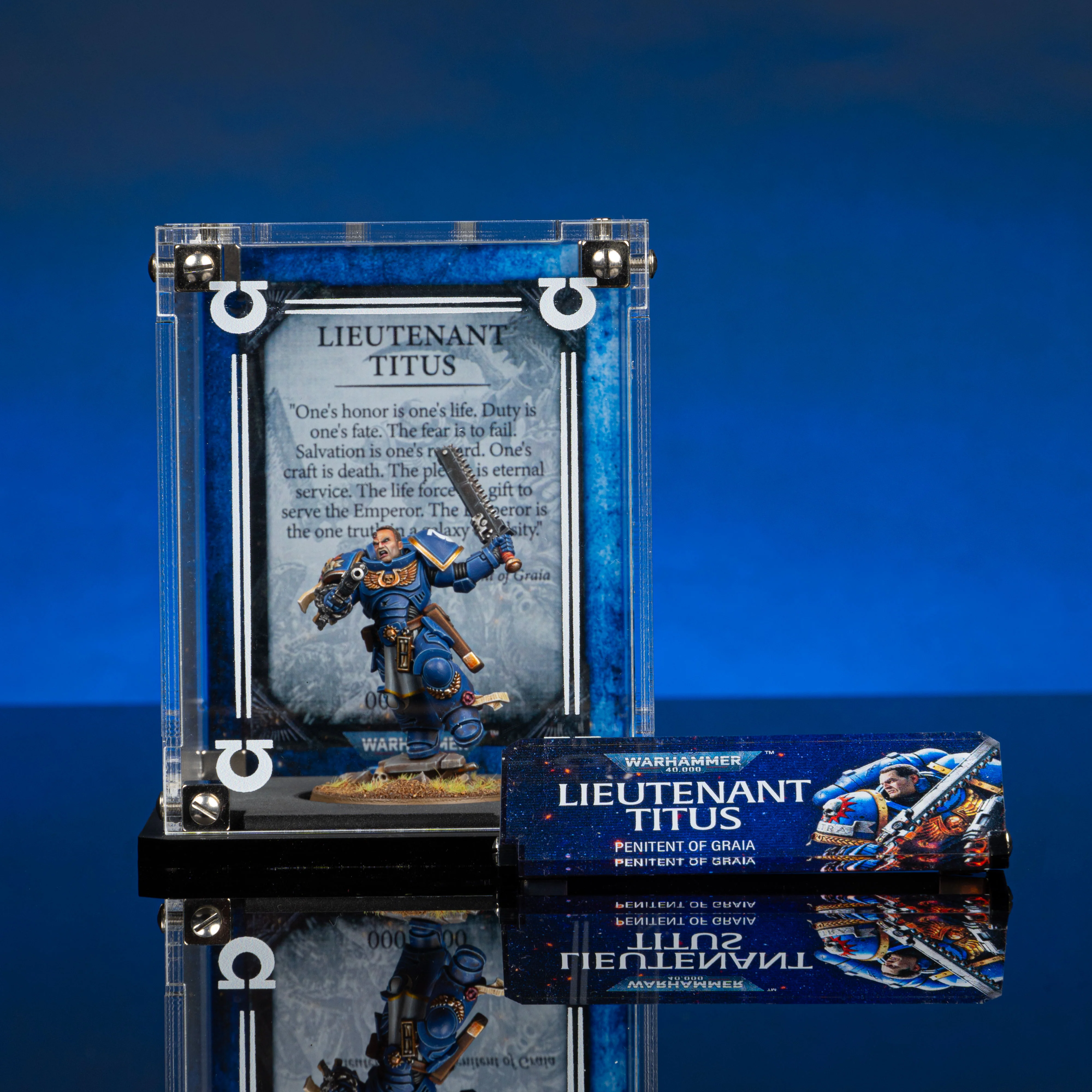 Limited Edition Display Case for Warhammer® 40,000 Cato Sicarius - Image 8