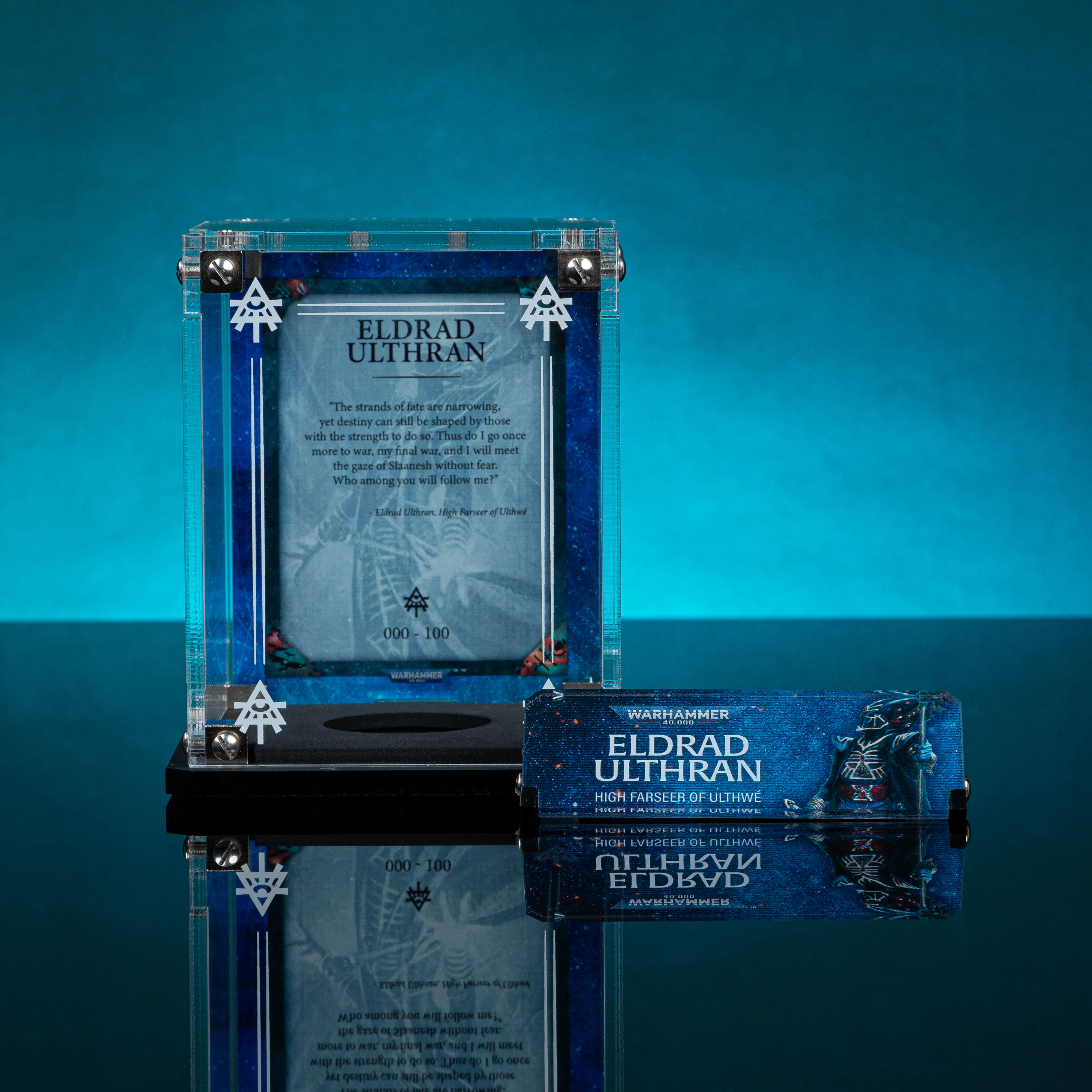 Limited Edition Display Case for Warhammer® 40,000 Eldrad Ulthran - Image 3