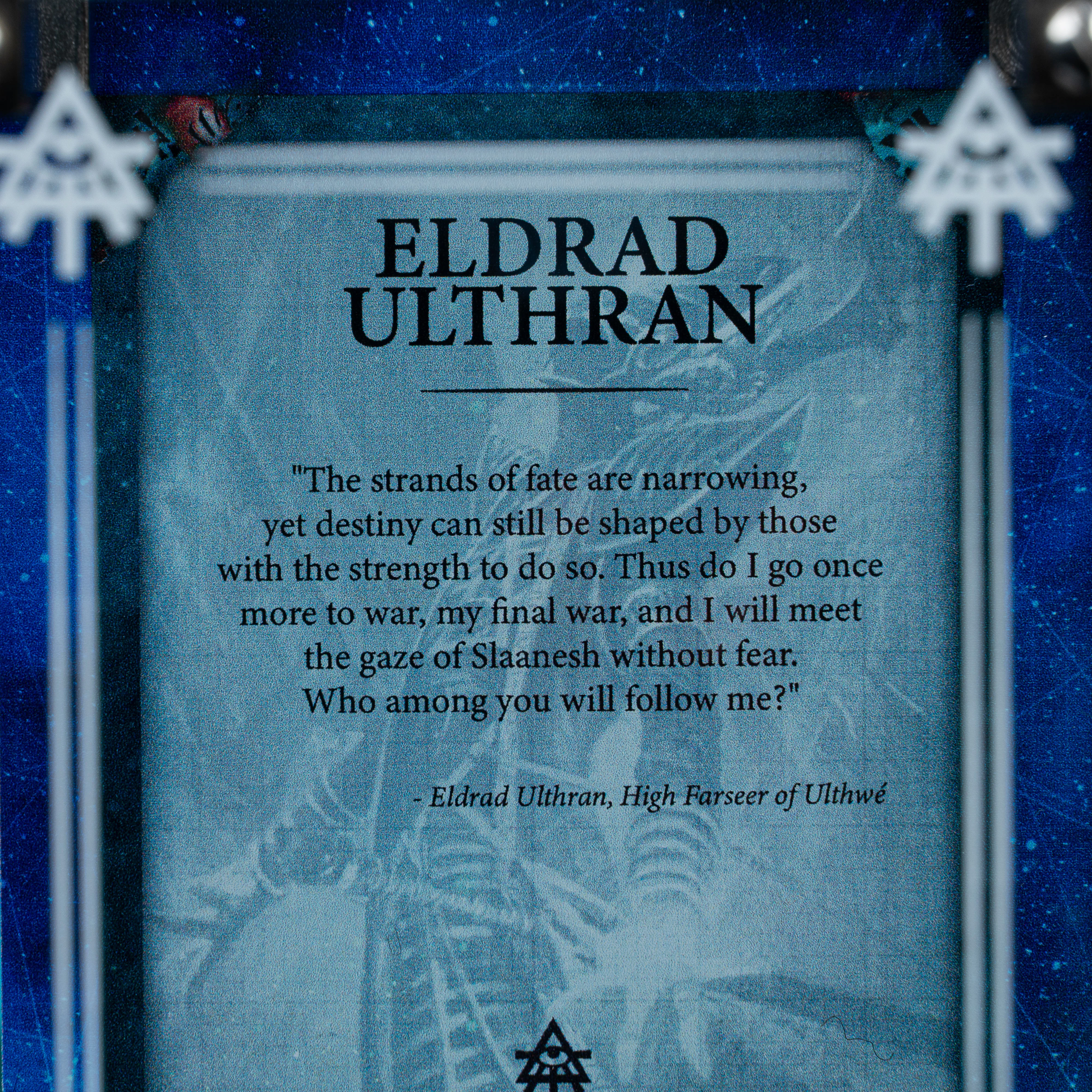 Limited Edition Display Case for Warhammer® 40,000 Eldrad Ulthran - Image 6