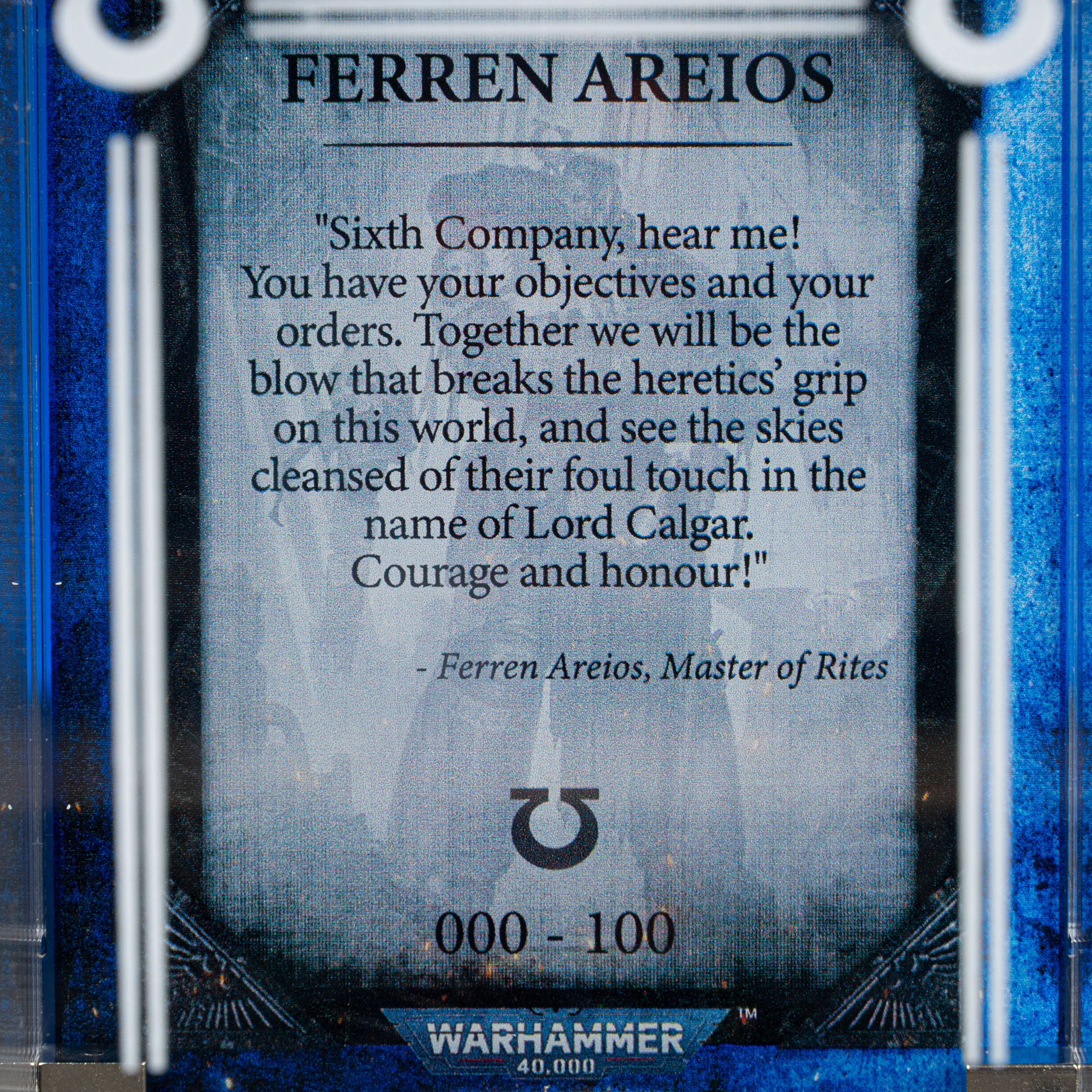 Limited Edition Display Case for Warhammer® 40,000 Ferren Areios - Image 7