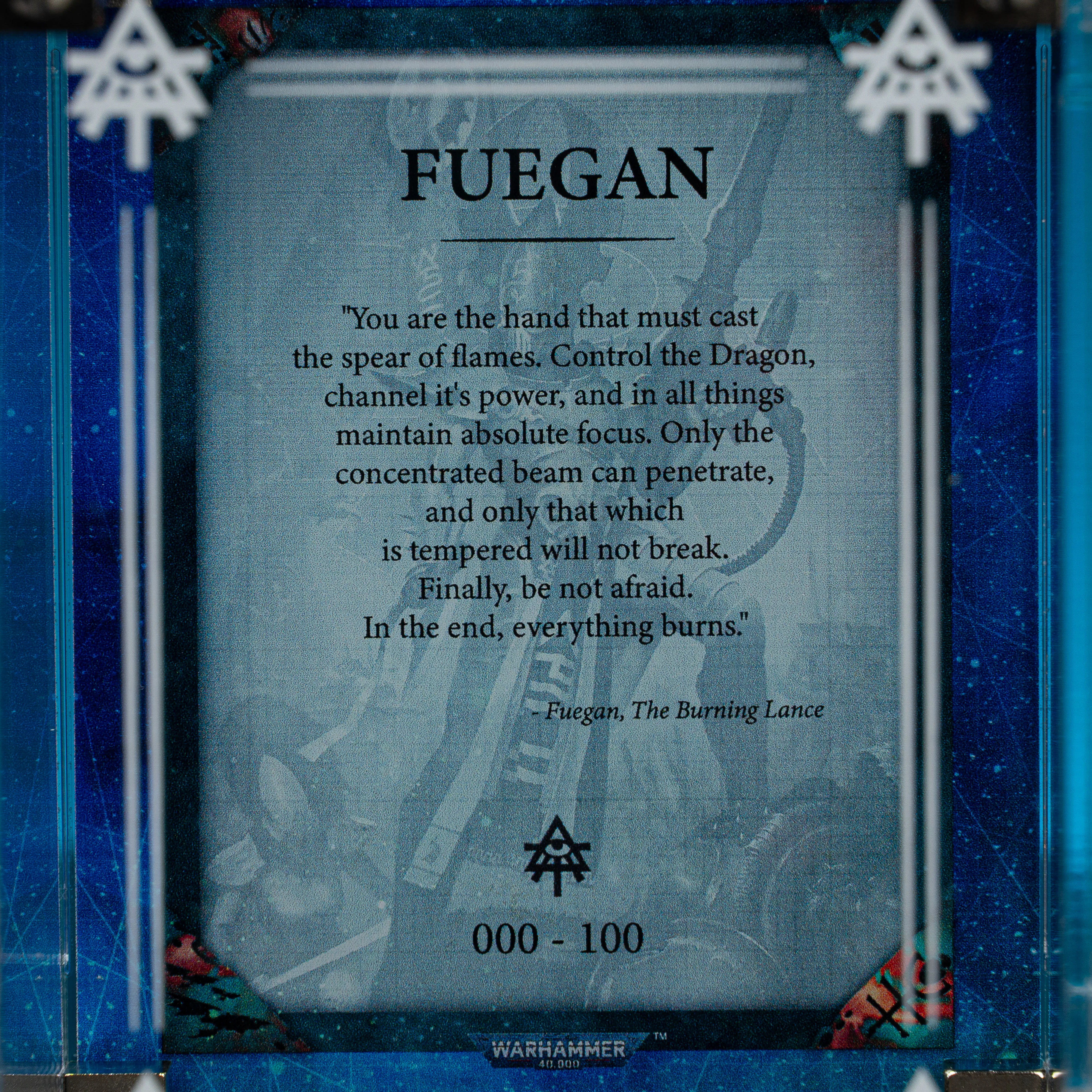 Limited Edition Display Case for Warhammer® 40,000 Fuegan - Image 4
