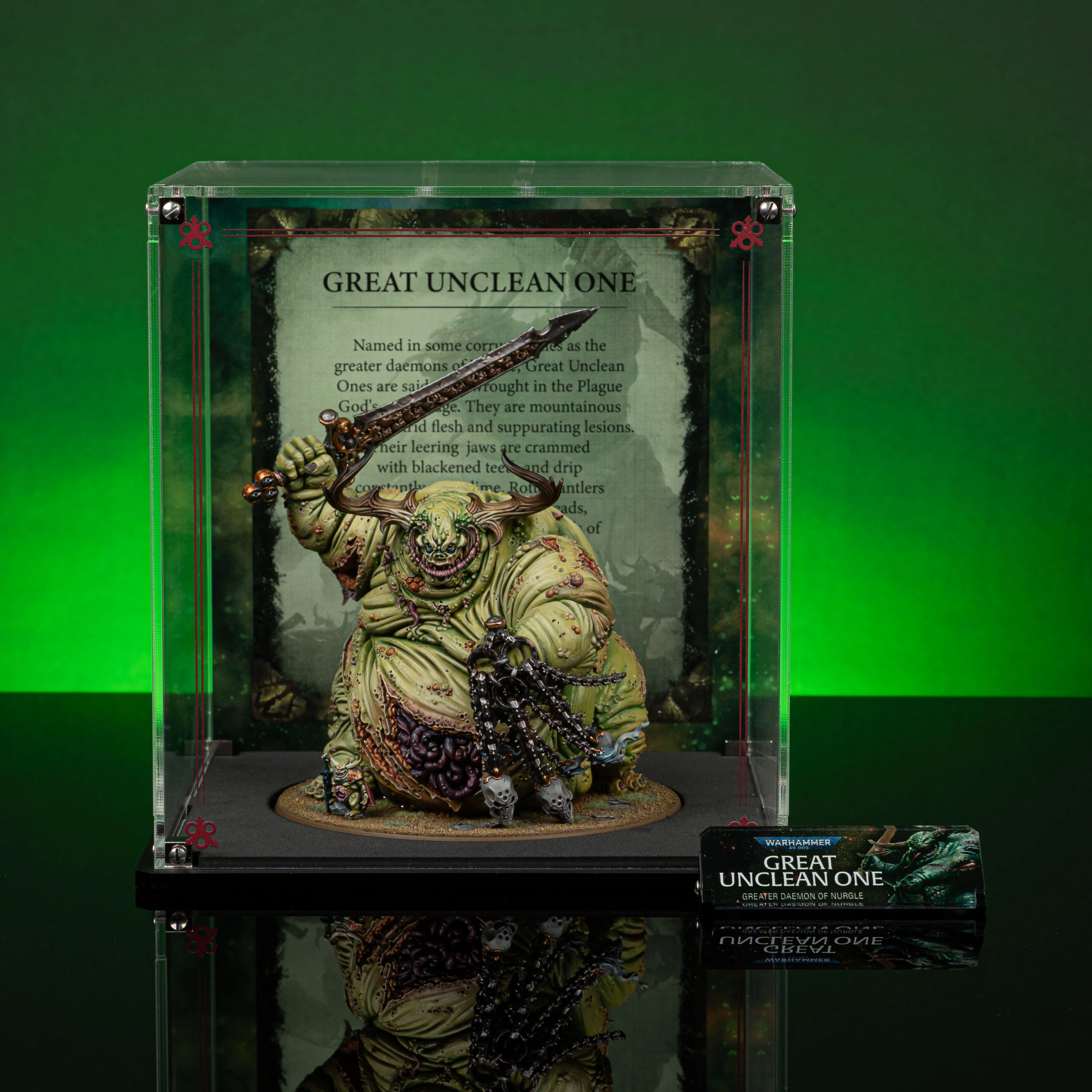 Limited Edition Display Case for Warhammer® 40,000 Great Unclean One - Image 3