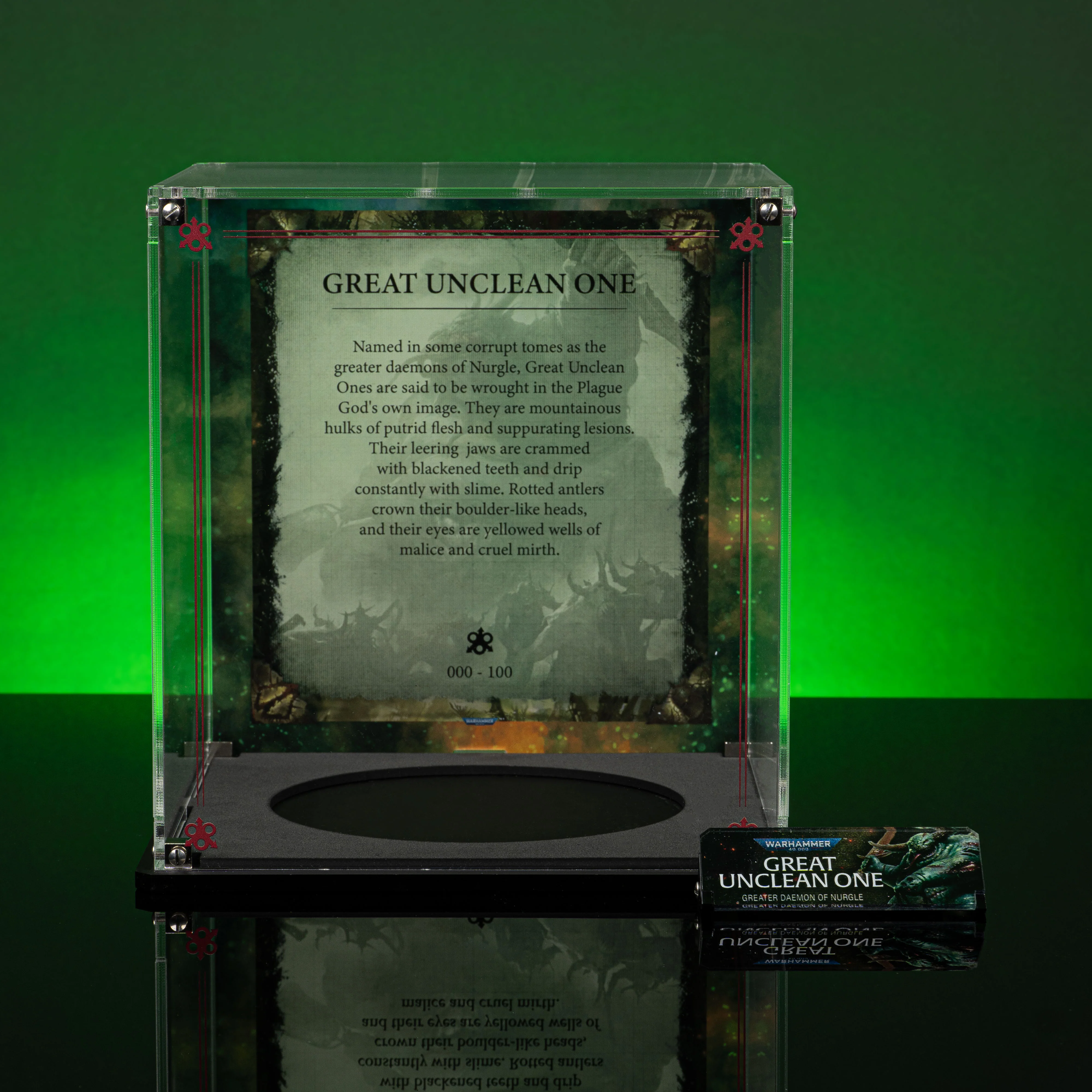 Limited Edition Display Case for Warhammer® 40,000 Great Unclean One - Image 4