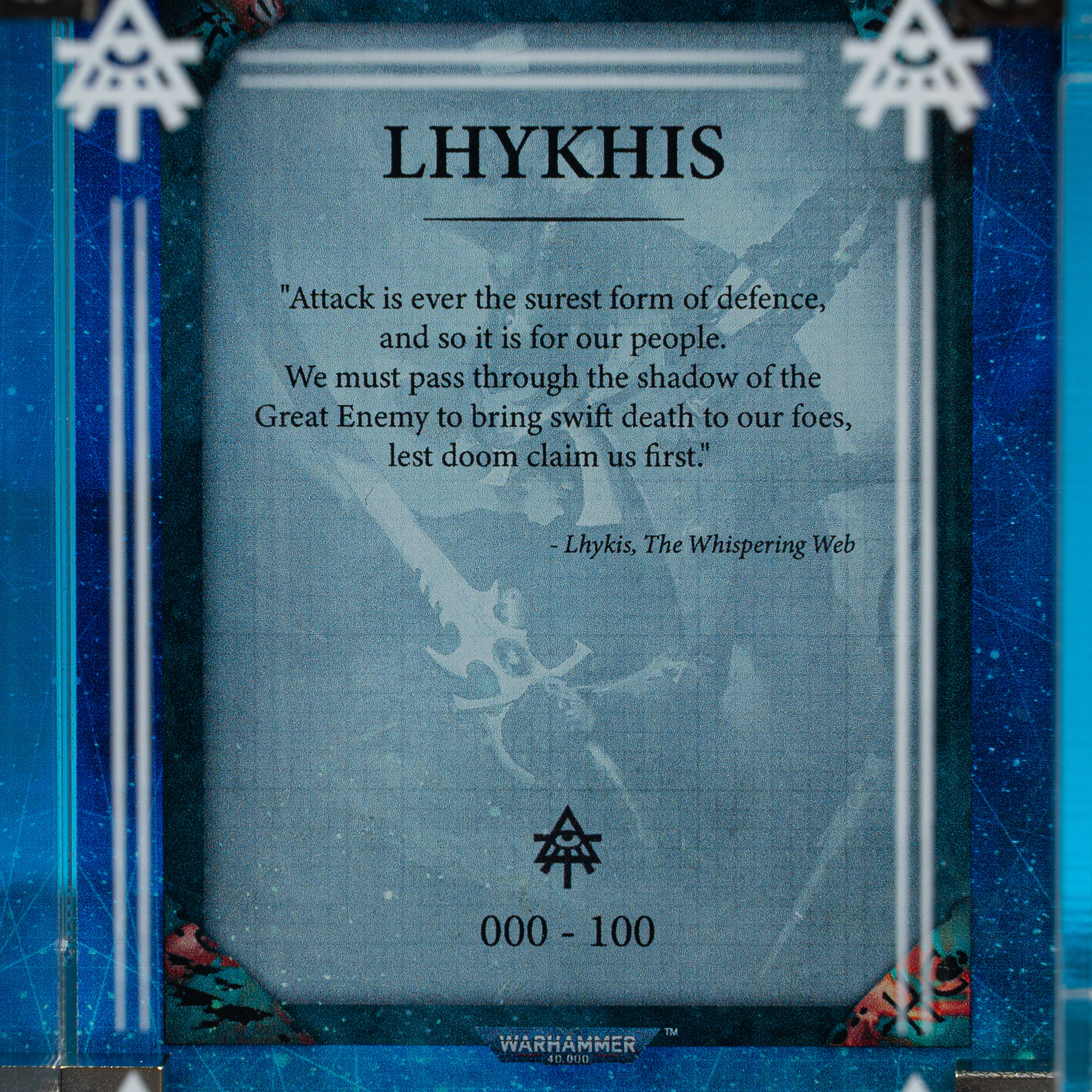 Limited Edition Display Case for Warhammer® 40,000 Lhykhis - Image 4