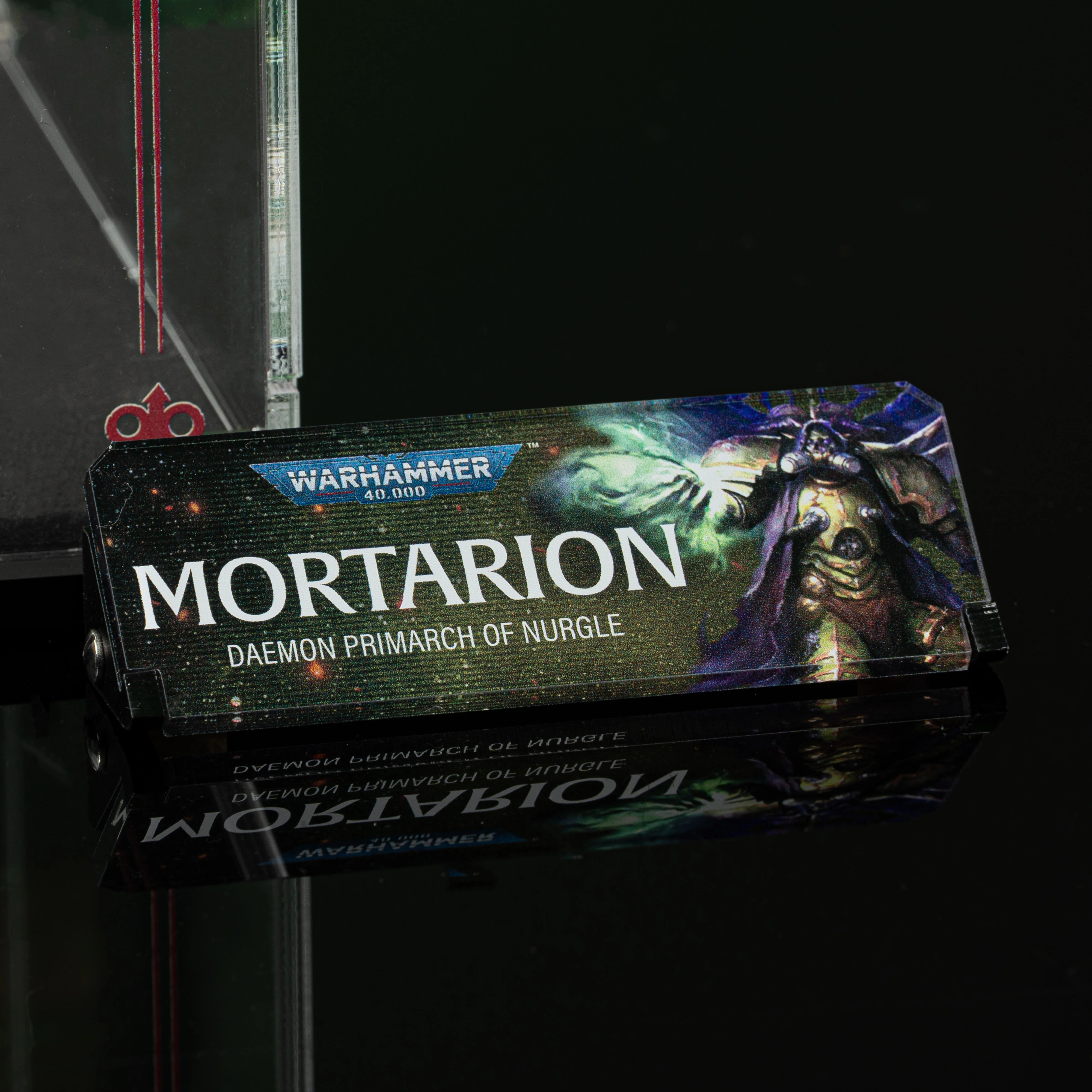Limited Edition Display Case for Warhammer® 40,000 Mortarion, Daemon Primarch of Nurgle - Image 5