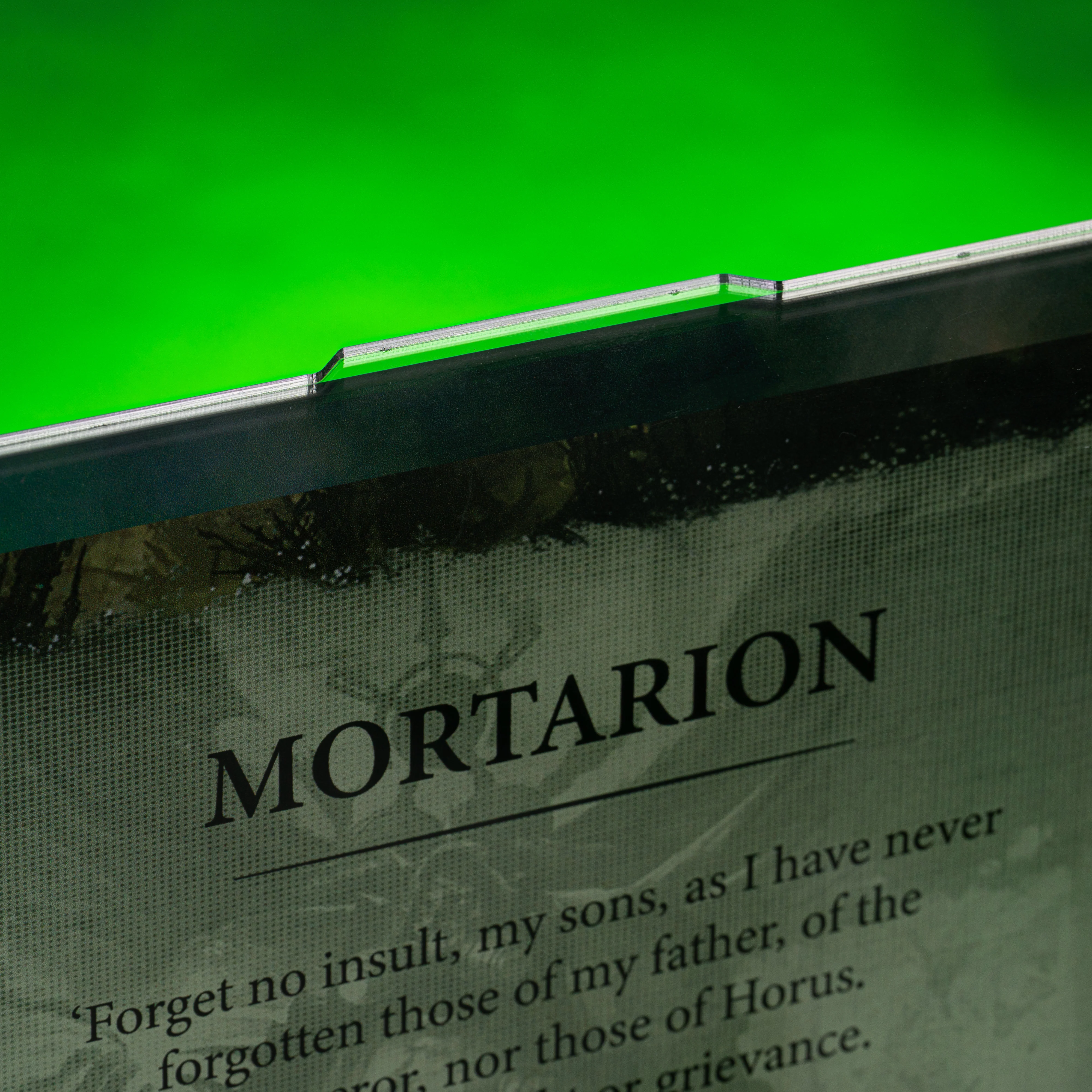 Limited Edition Display Case for Warhammer® 40,000 Mortarion, Daemon Primarch of Nurgle - Image 7