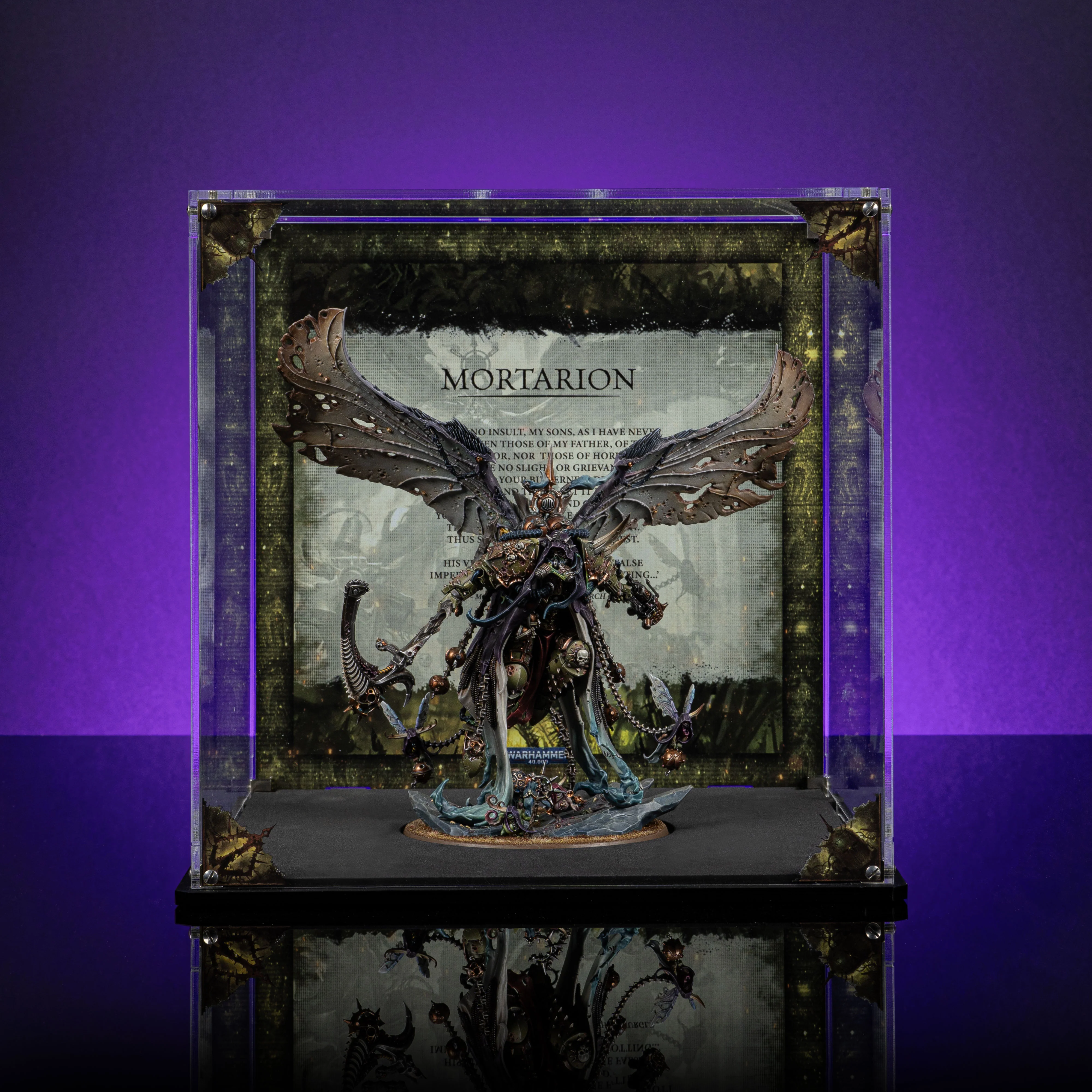 Limited Edition Display Case for Warhammer® 40,000 Mortarion, Daemon Primarch of Nurgle - Image 5