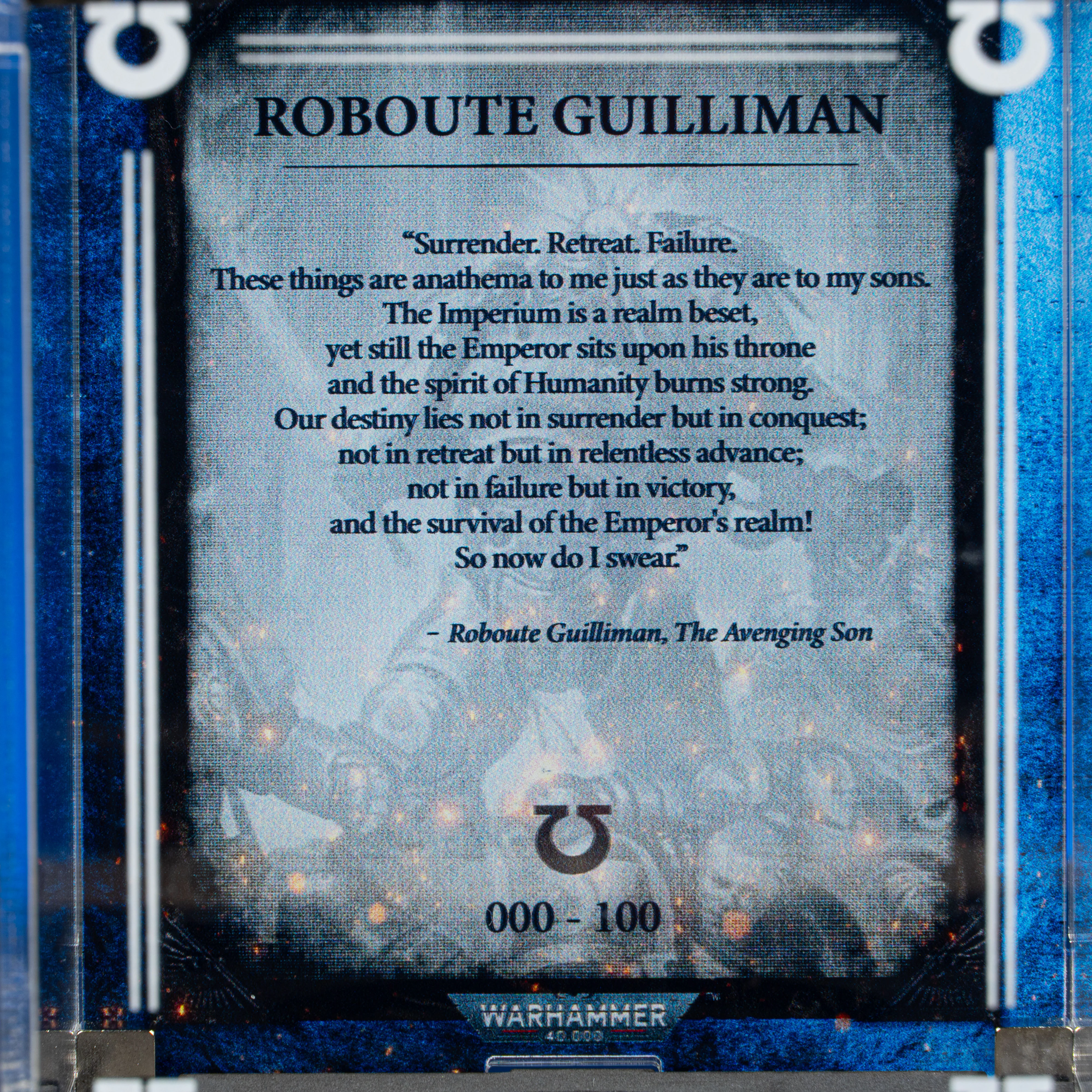 Limited Edition Display Case for Warhammer® 40,000 Roboute Guilliman - Image 8