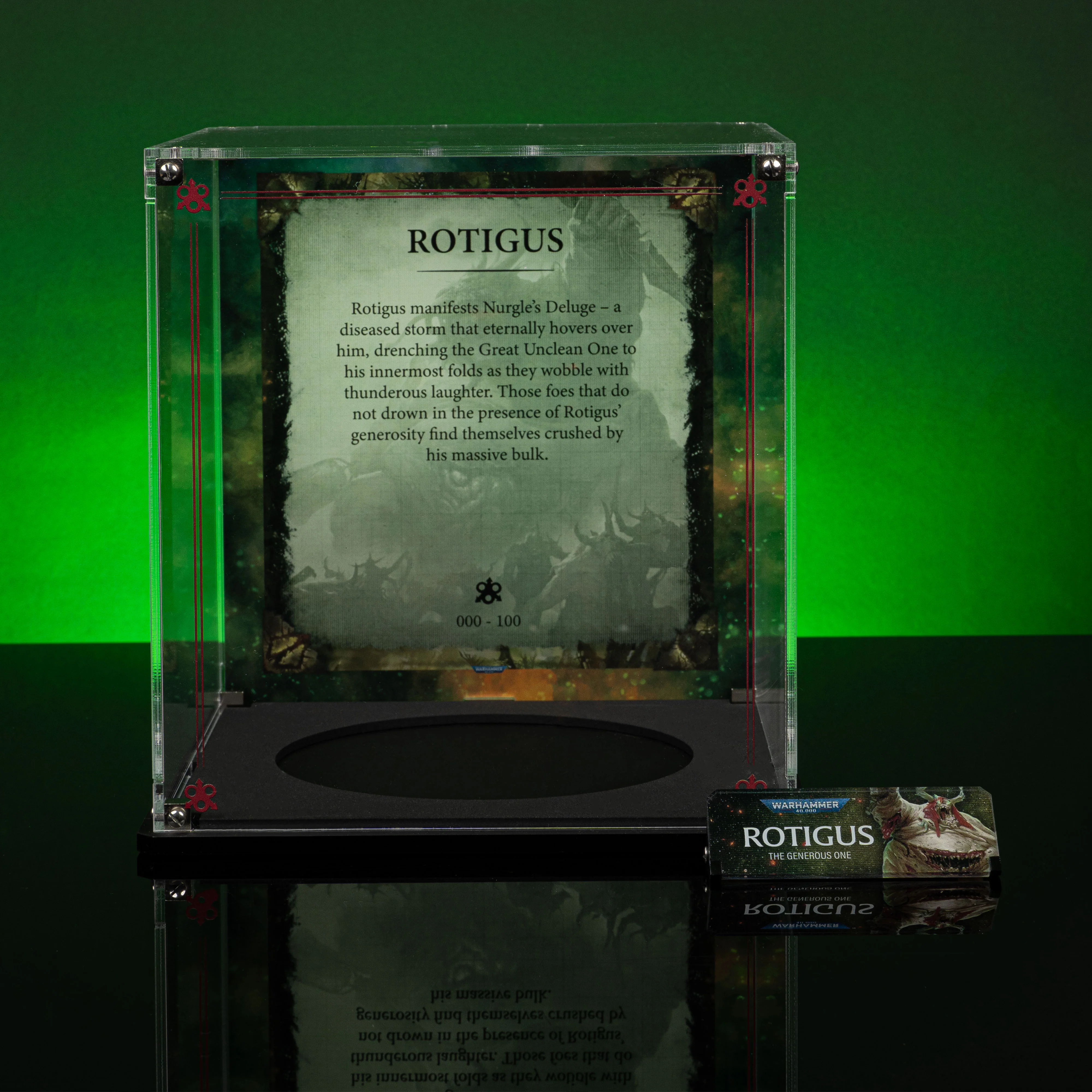 Limited Edition Display Case for Warhammer® 40,000 Rotigus - Image 3