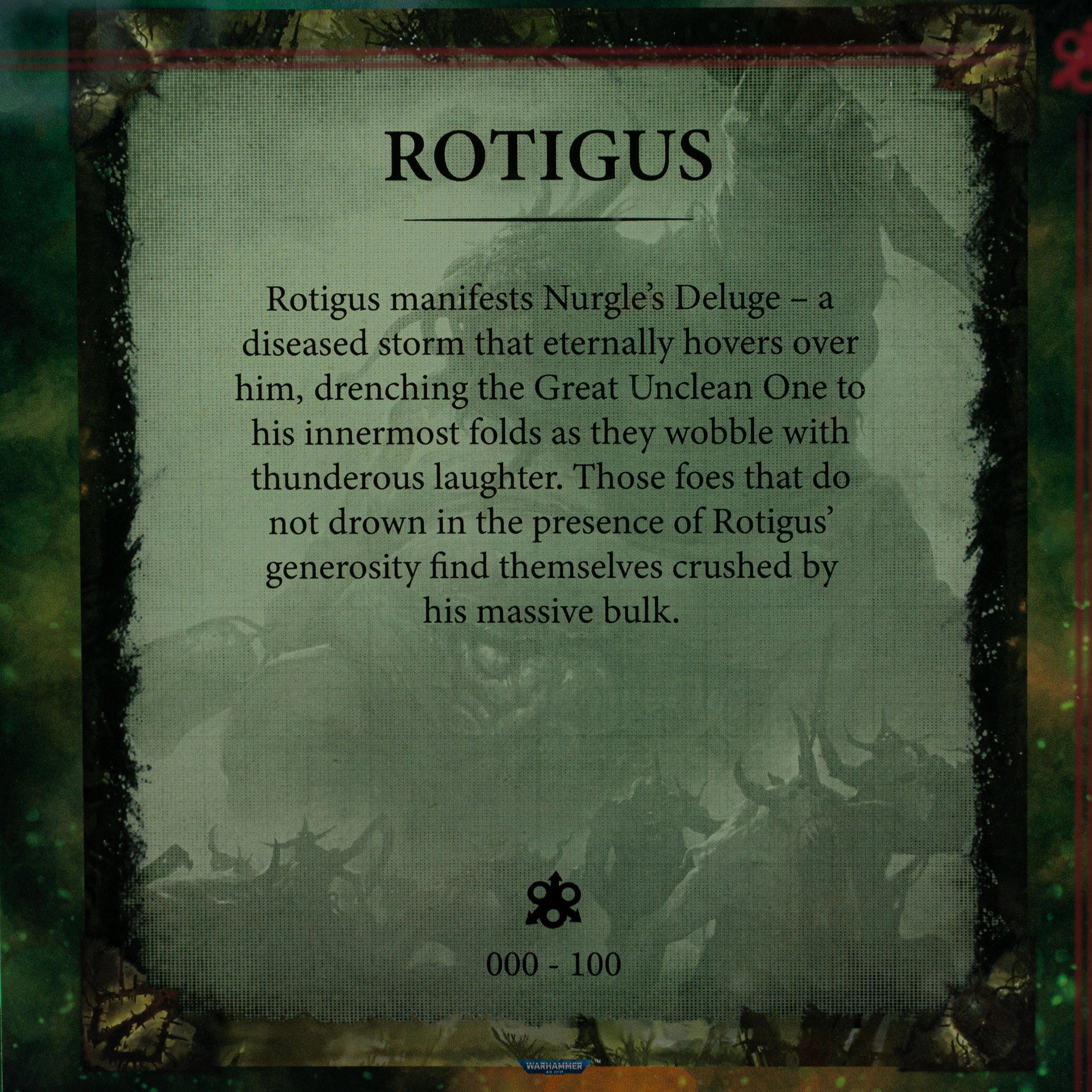 Limited Edition Display Case for Warhammer® 40,000 Rotigus - Image 4