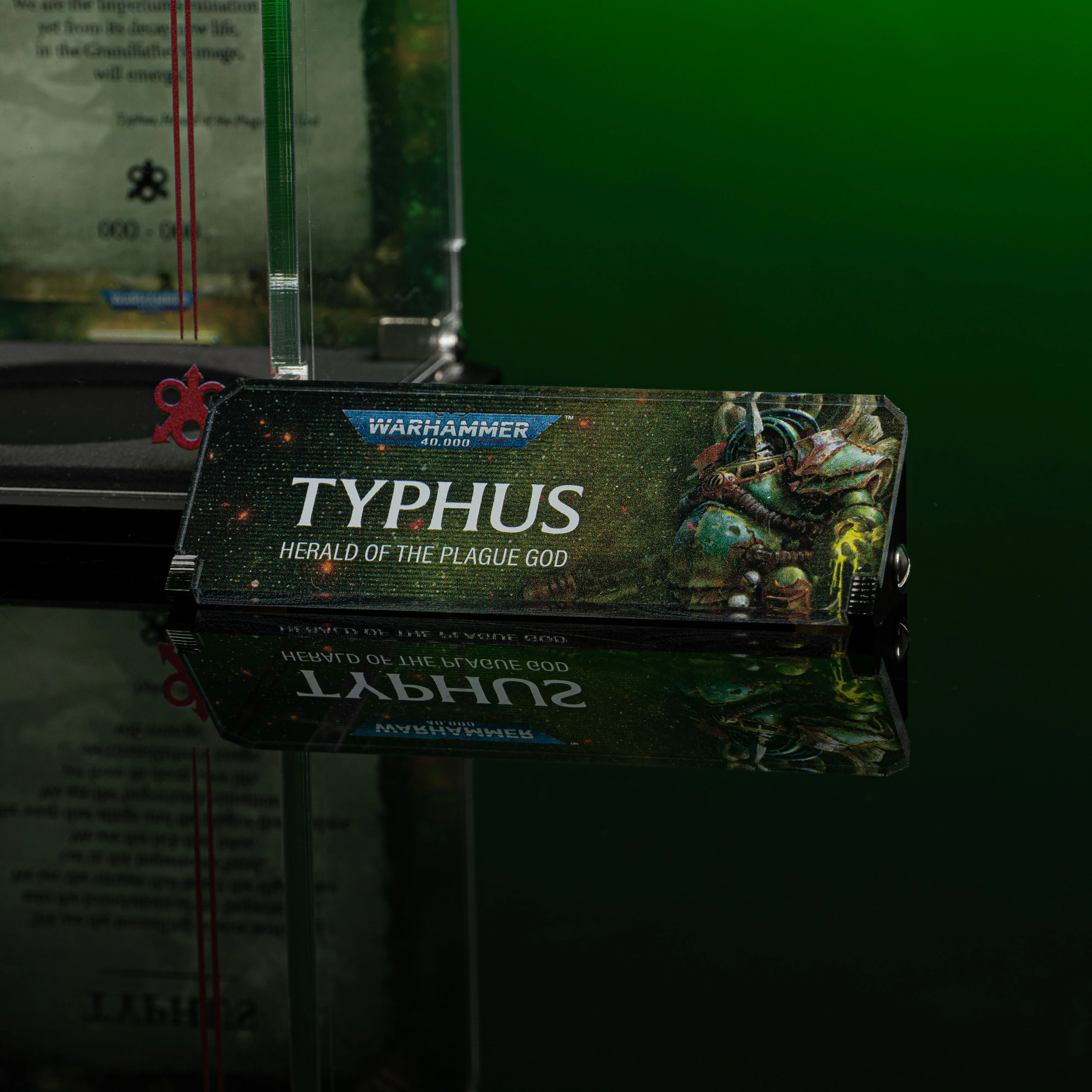 Limited Edition Display Case for Warhammer® 40,000 Typhus, Herald of the Plague God - Image 9