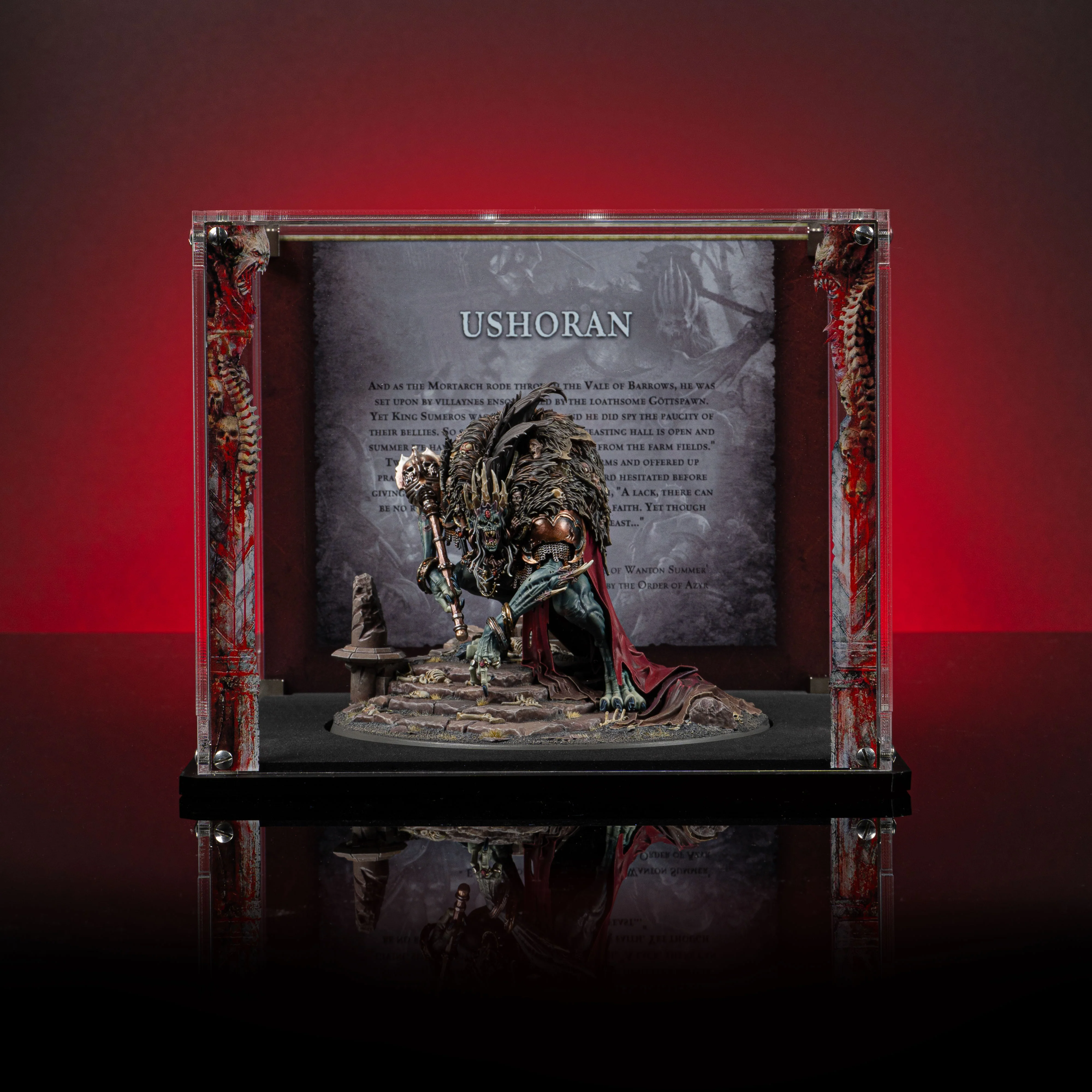 Limited Edition Display Case for Warhammer® Age of Sigmar Ushoran, Mortarch of Delusion - Image 12