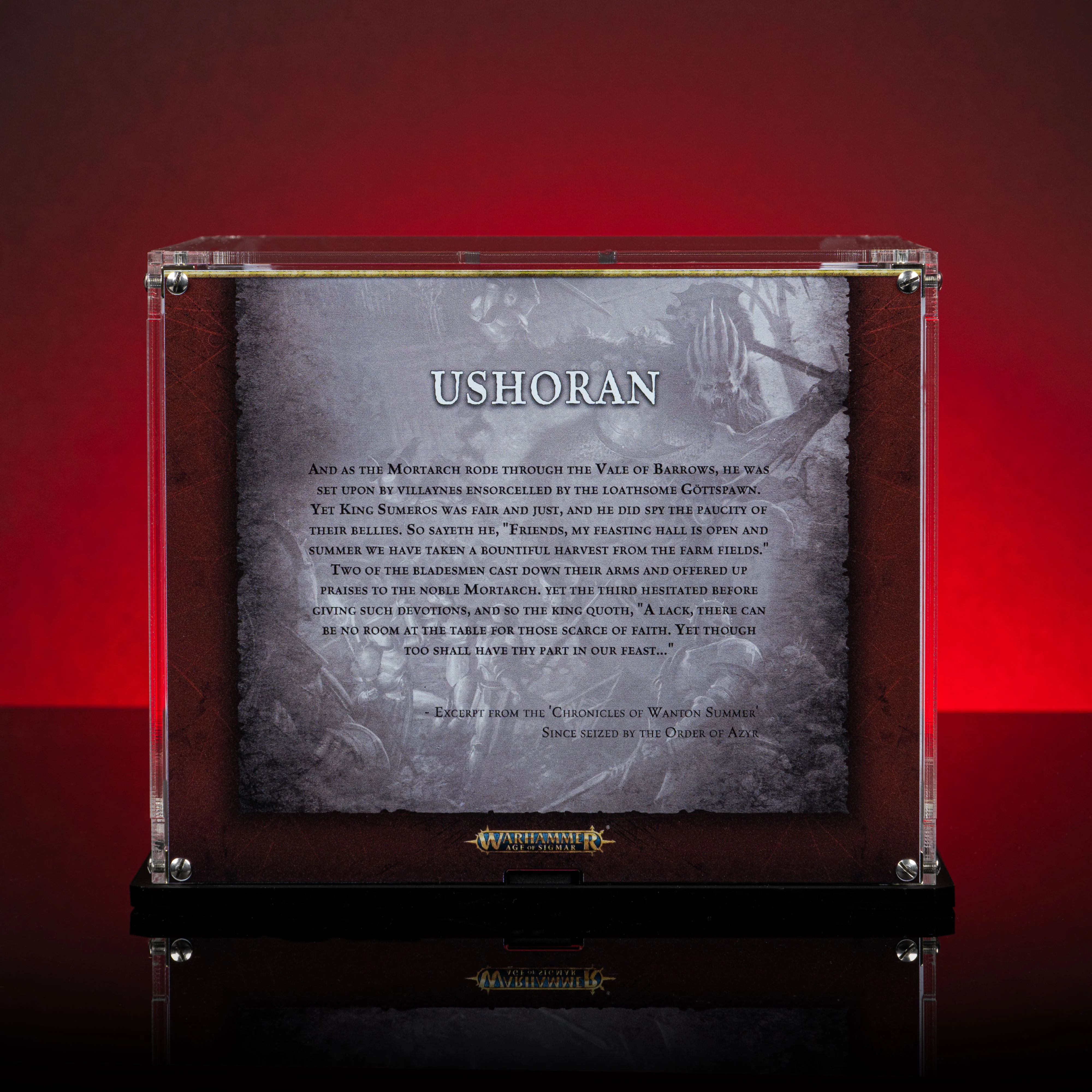 Limited Edition Display Case for Warhammer® Age of Sigmar Ushoran, Mortarch of Delusion - Image 9