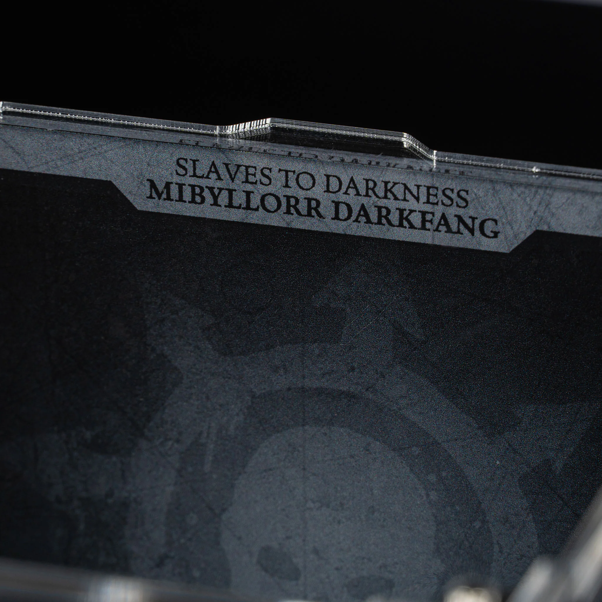Display Case for Warhammer®+ Mibyllorr Darkfang - Chaos Sorcerer Lord - Image 3