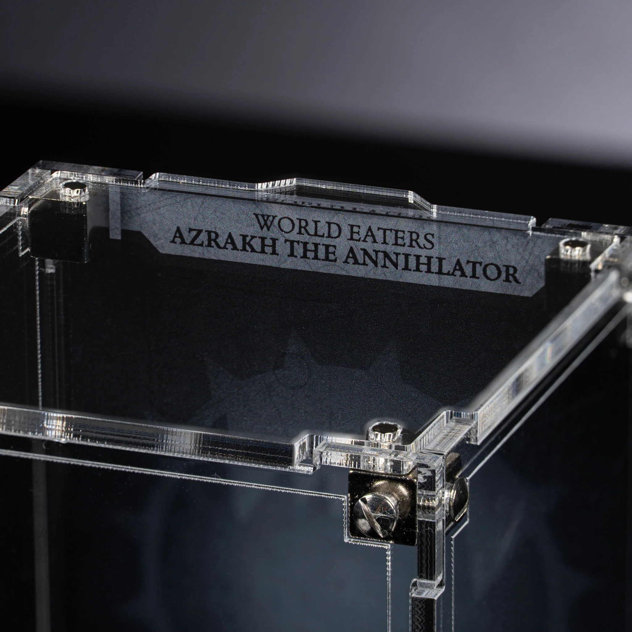 Display Case for Warhammer®+ World Eaters Terminator - Azrakh the Annihilator - Image 4