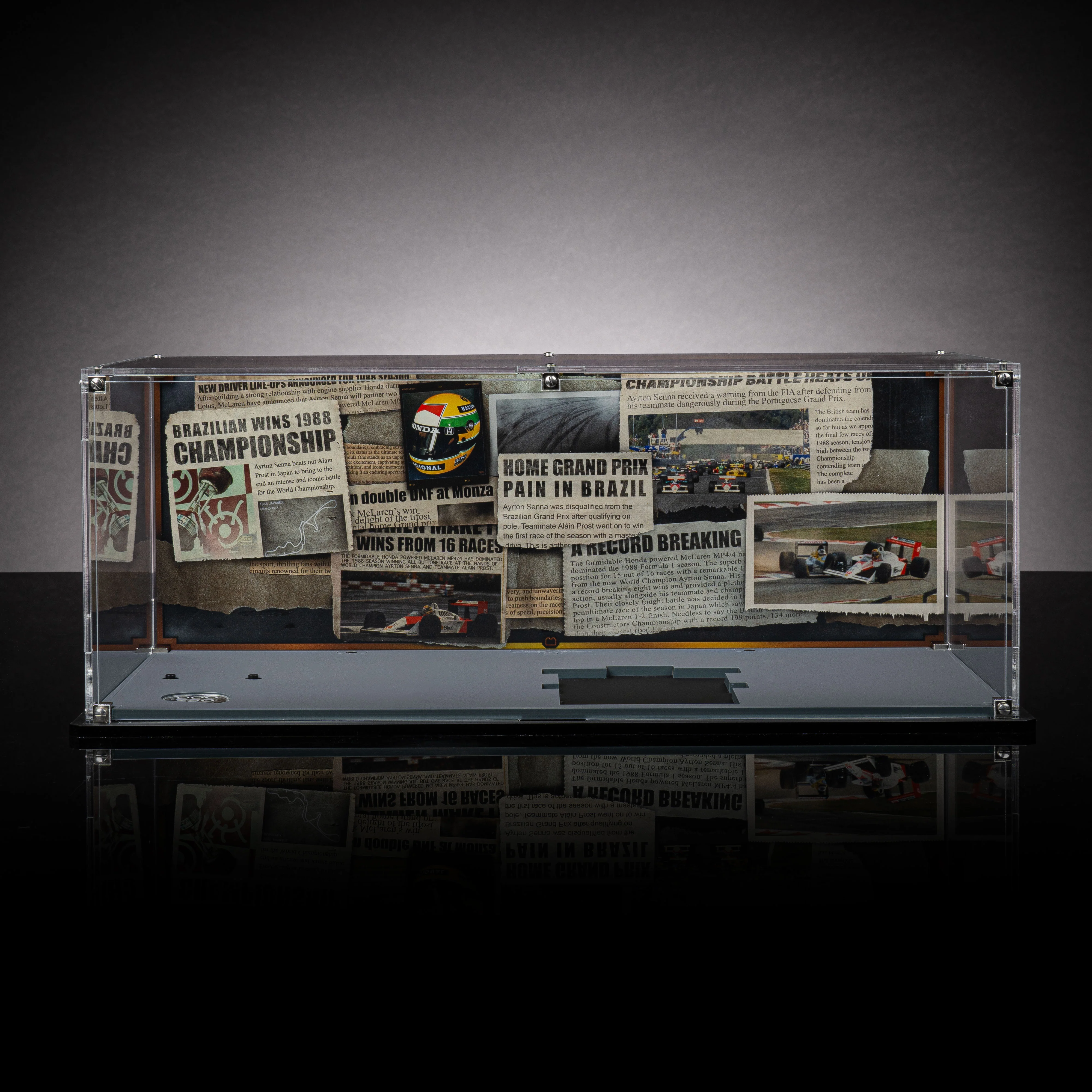 Limited Edition Display Case LEGO ® Icons McLaren MP4/4 & Ayrton Senna (10330) - Image 4