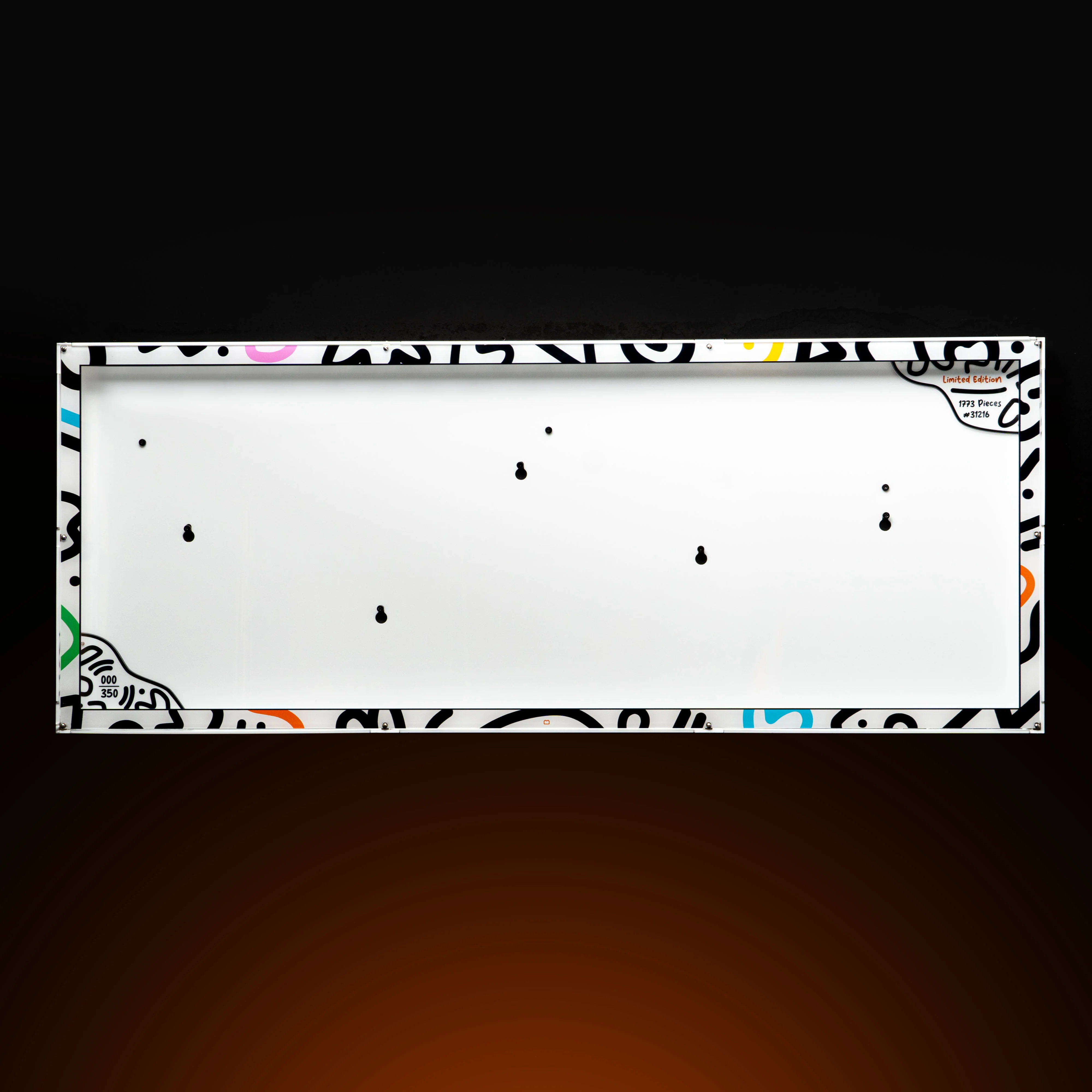 Limited Edition Wall Mounted Display Case for LEGO® Art: Keith Haring – Dancing Figures (31216) - Image 3