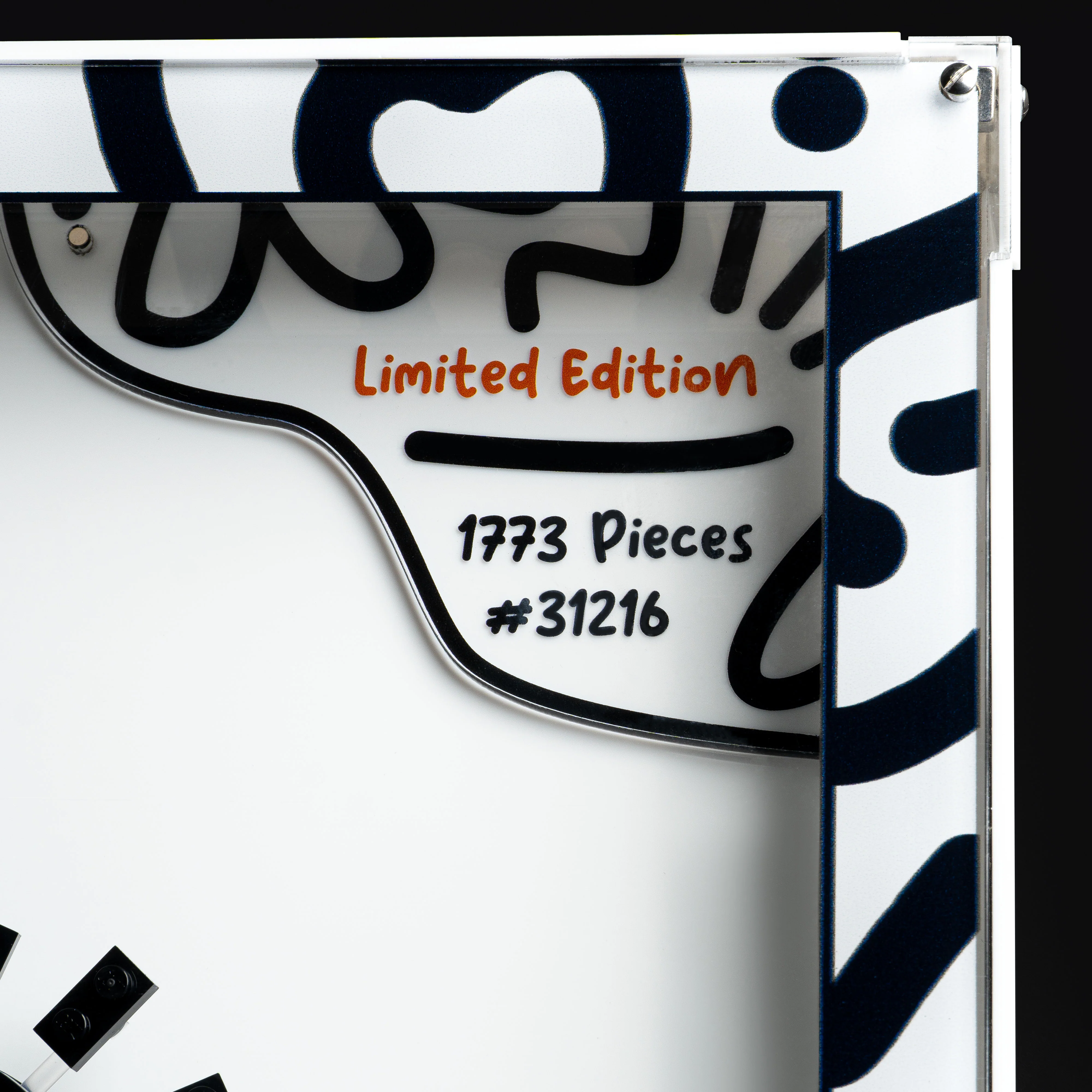 Limited Edition Wall Mounted Display Case for LEGO® Art: Keith Haring – Dancing Figures (31216) - Image 6