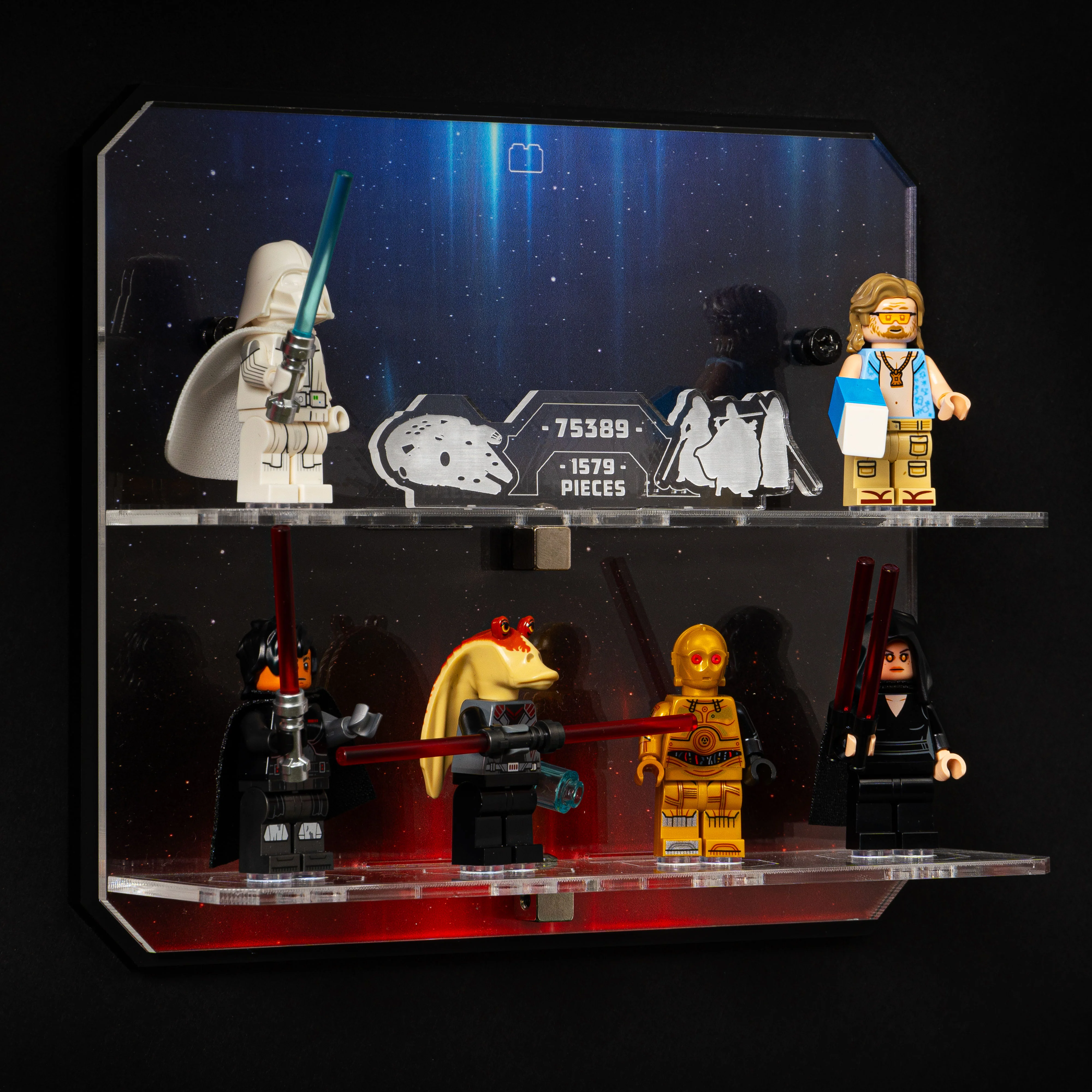 Limited Edition Wall Mounted Display Stand for LEGO® Star Wars™ The Dark Falcon (75389) - Image 5