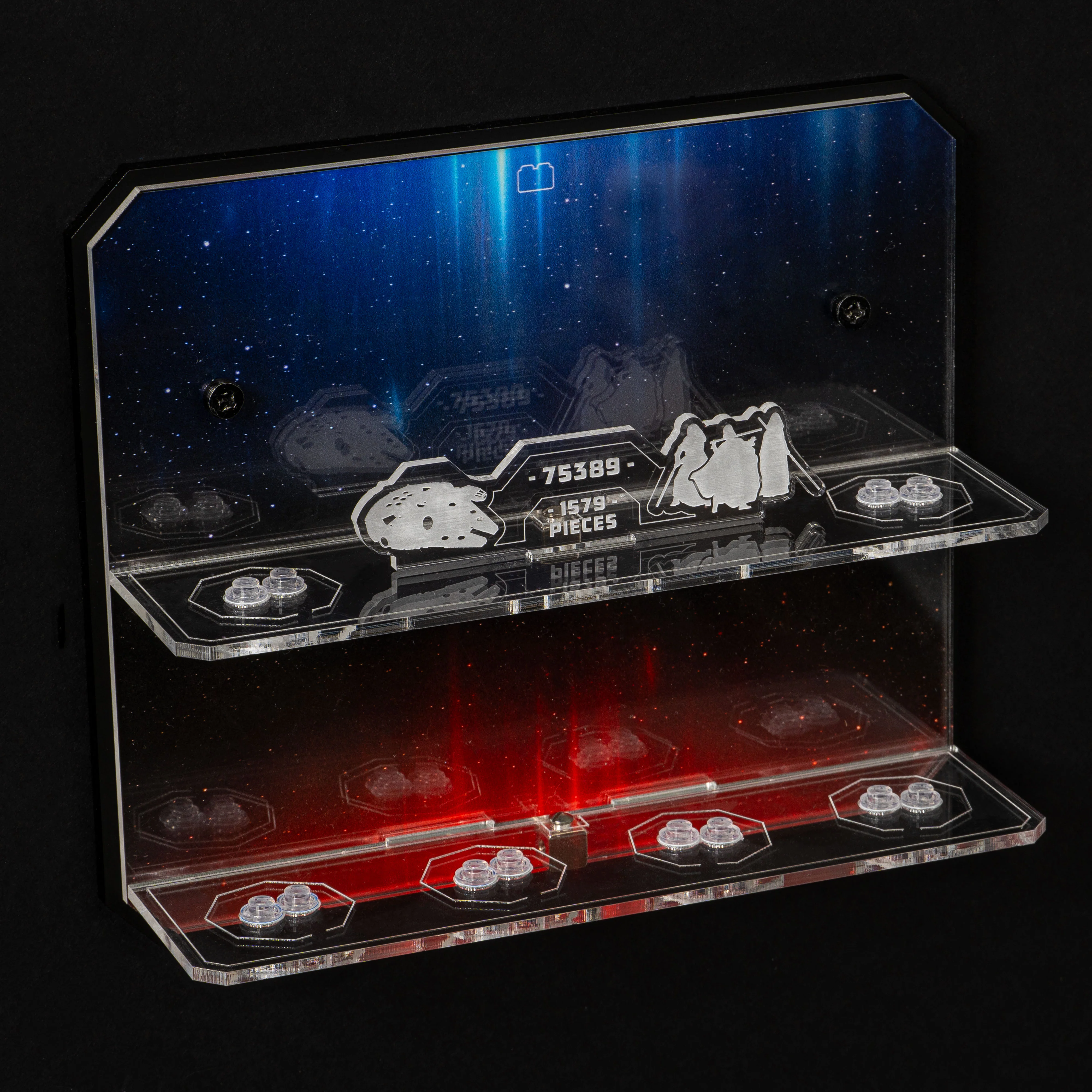 Limited Edition Wall Mounted Display Stand for LEGO® Star Wars™ The Dark Falcon (75389) - Image 6