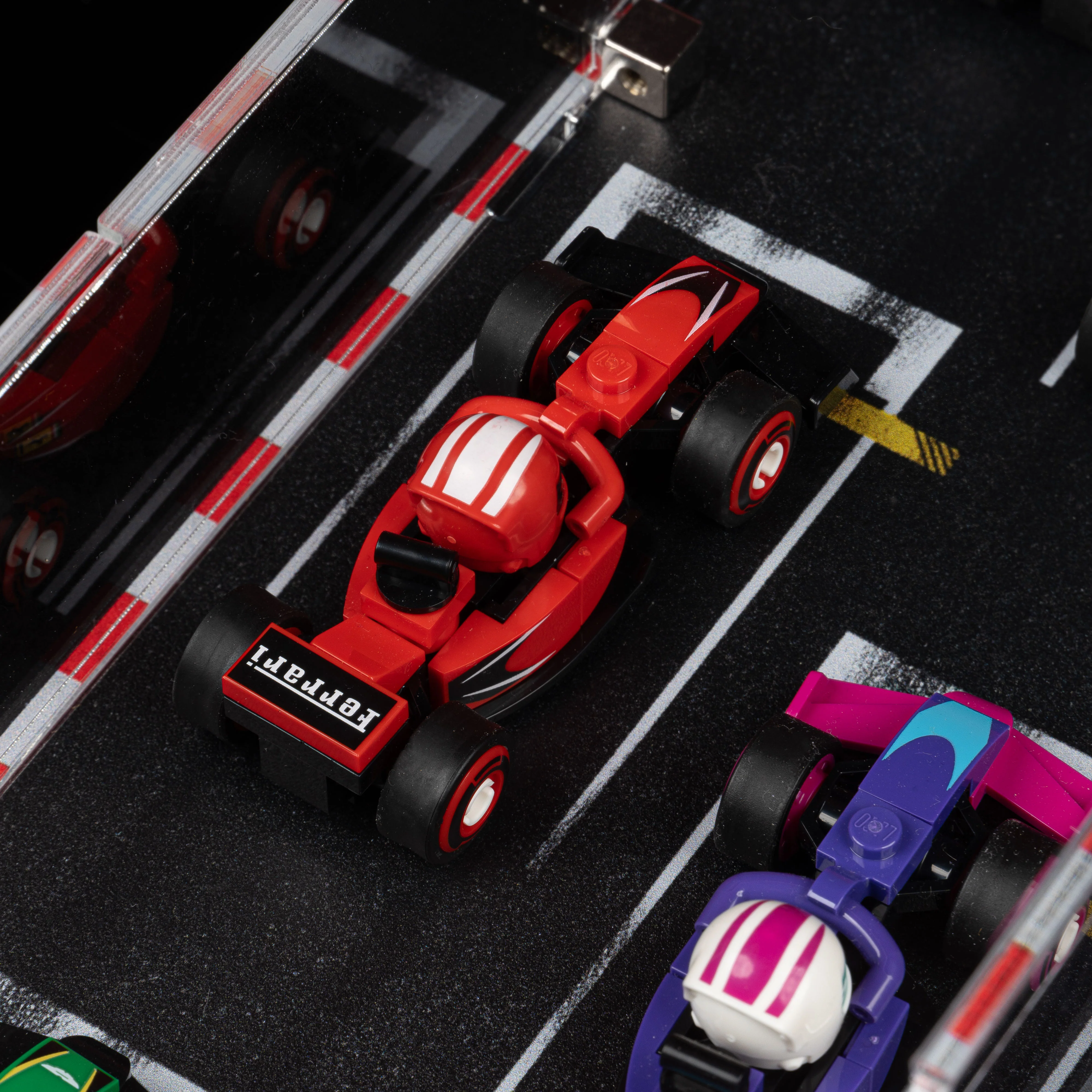Limited Edition Wall Mounted Display Case for LEGO® F1® Collectible Race Cars (71049) - Image 12