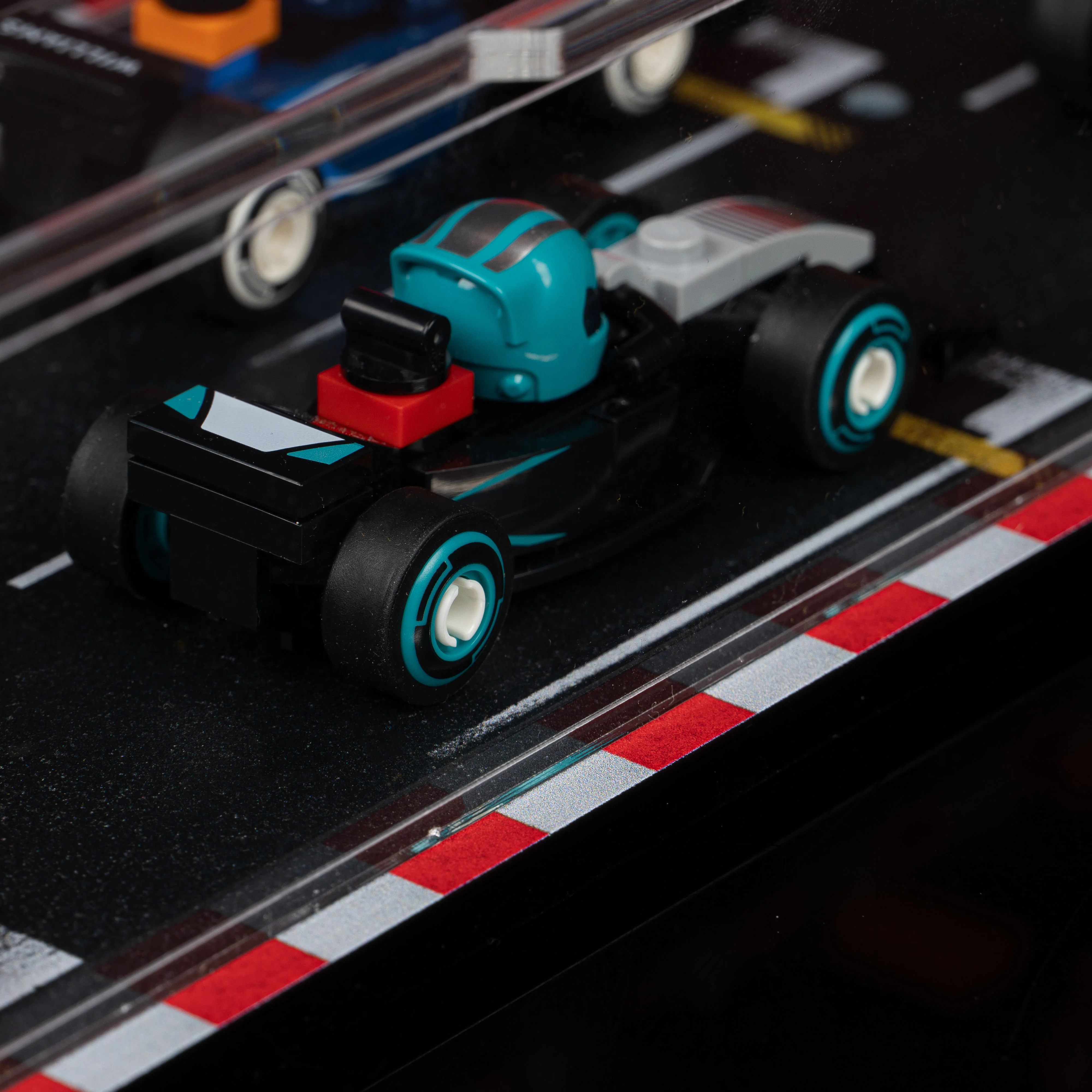 Limited Edition Wall Mounted Display Case for LEGO® F1® Collectible Race Cars (71049) - Image 6