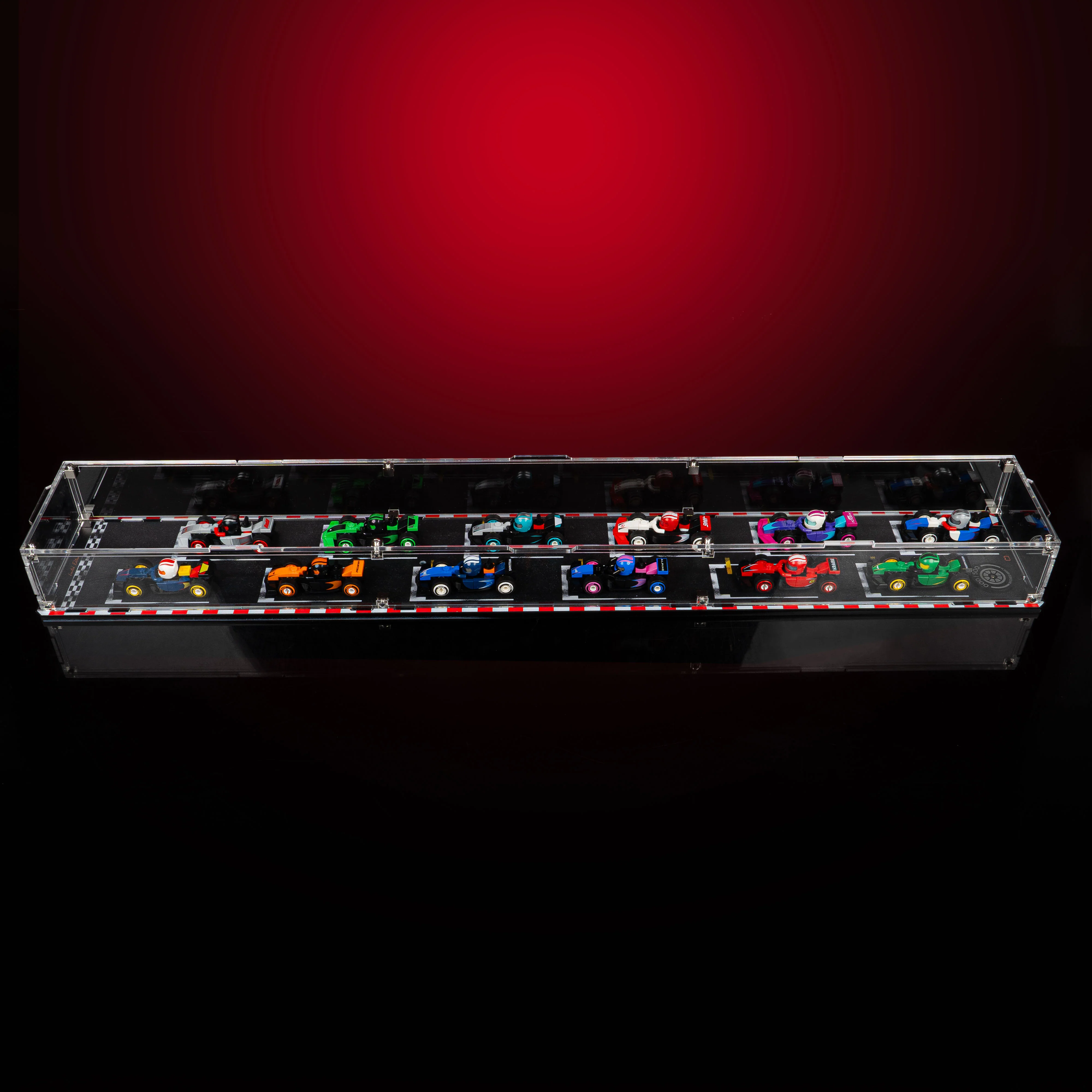 Limited Edition Wall Mounted Display Case for LEGO® F1® Collectible Race Cars (71049) - Image 8