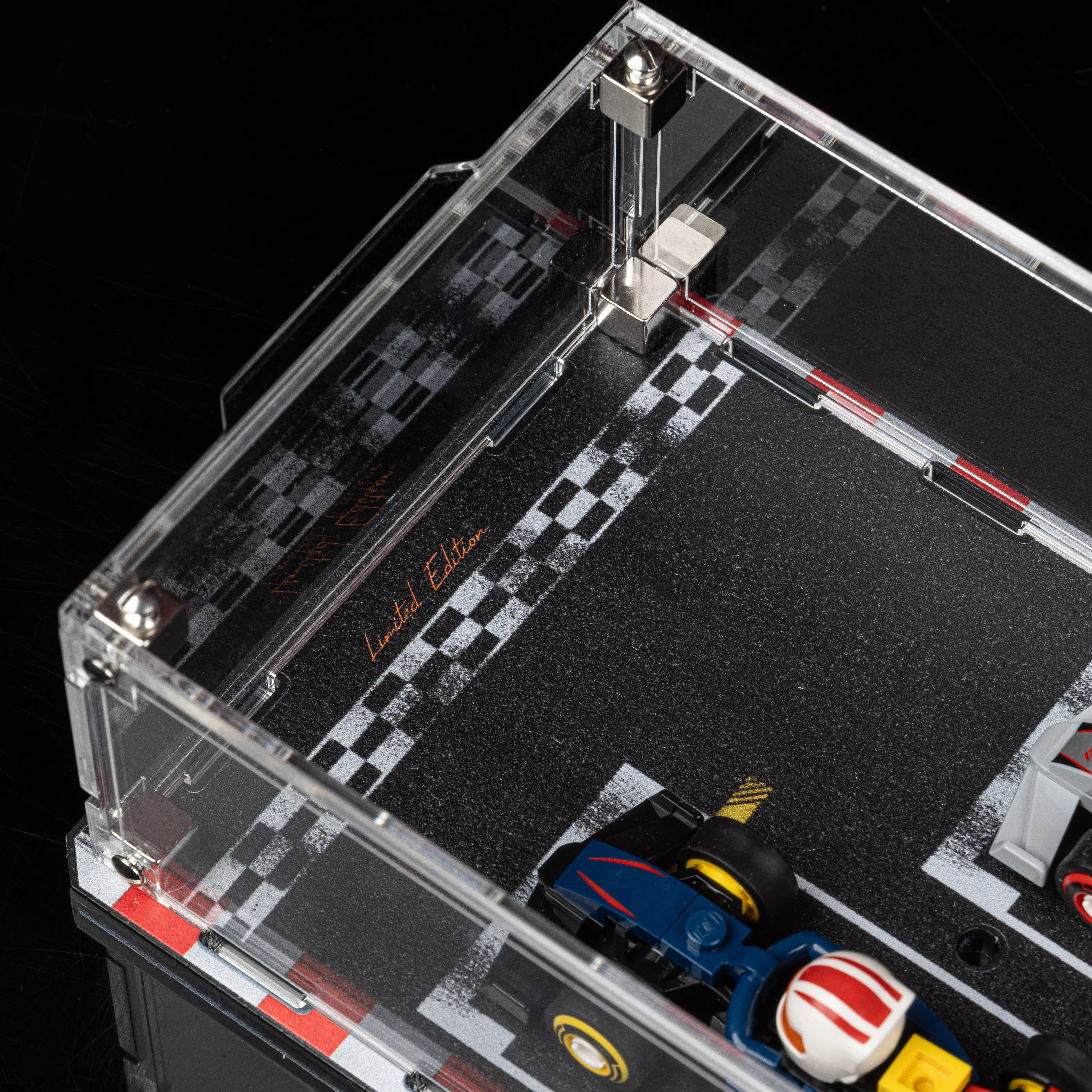 Limited Edition Wall Mounted Display Case for LEGO® F1® Collectible Race Cars (71049) - Image 9