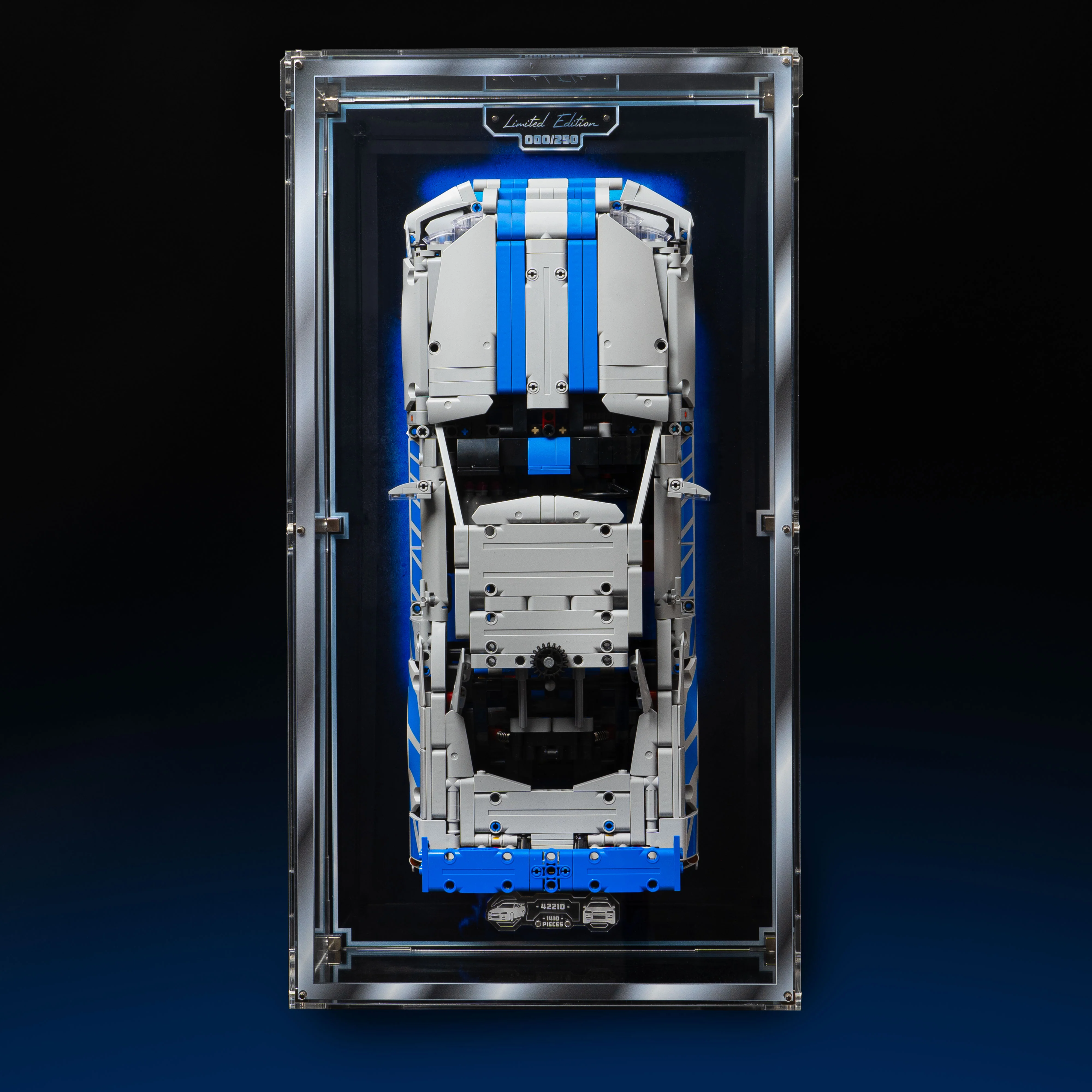 Limited Edition Wall Mounted Display Case for LEGO® Technic: 2 Fast 2 Furious Nissan Skyline GT-R (R34) Car (42210) - Image 10