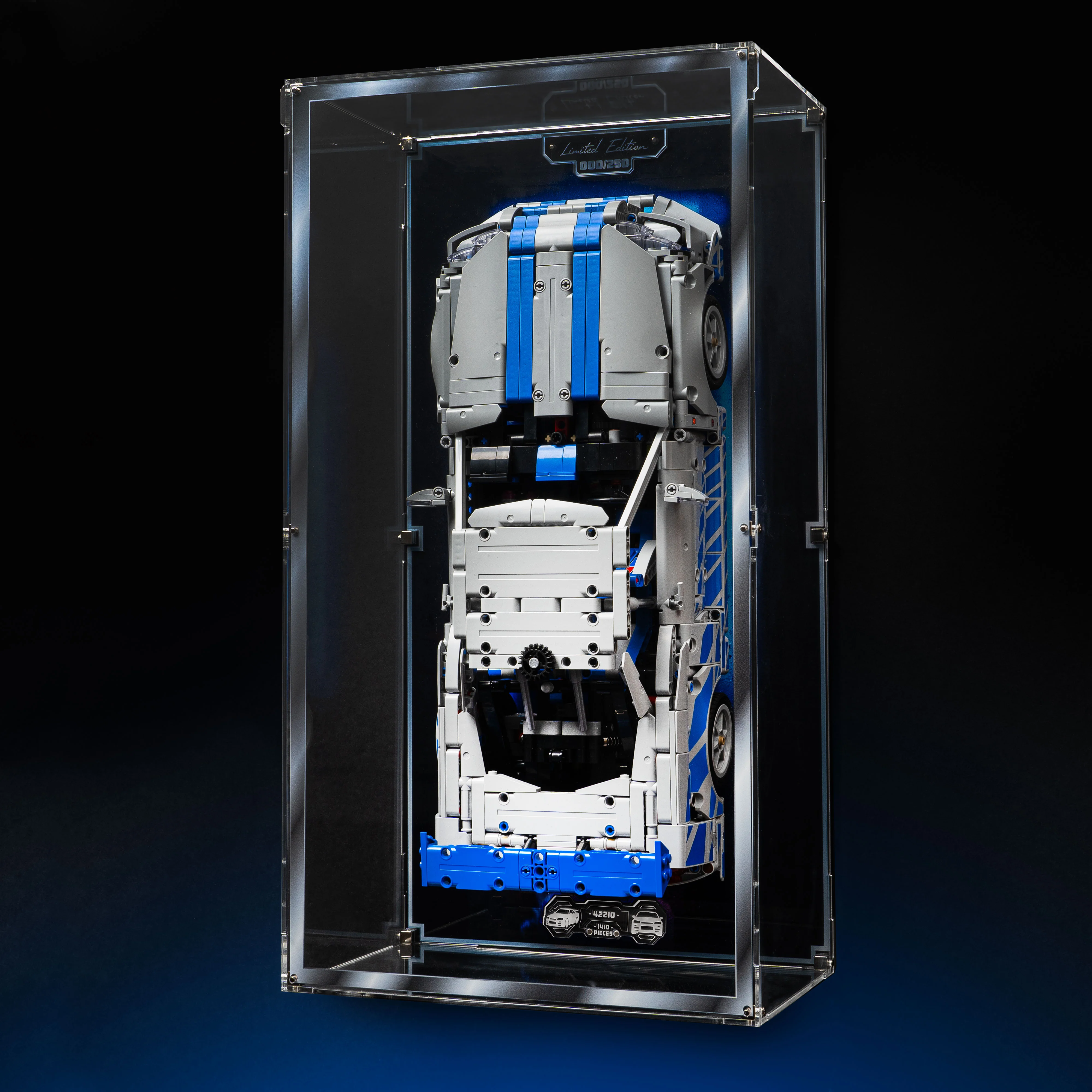 Limited Edition Wall Mounted Display Case for LEGO® Technic: 2 Fast 2 Furious Nissan Skyline GT-R (R34) Car (42210) - Image 3