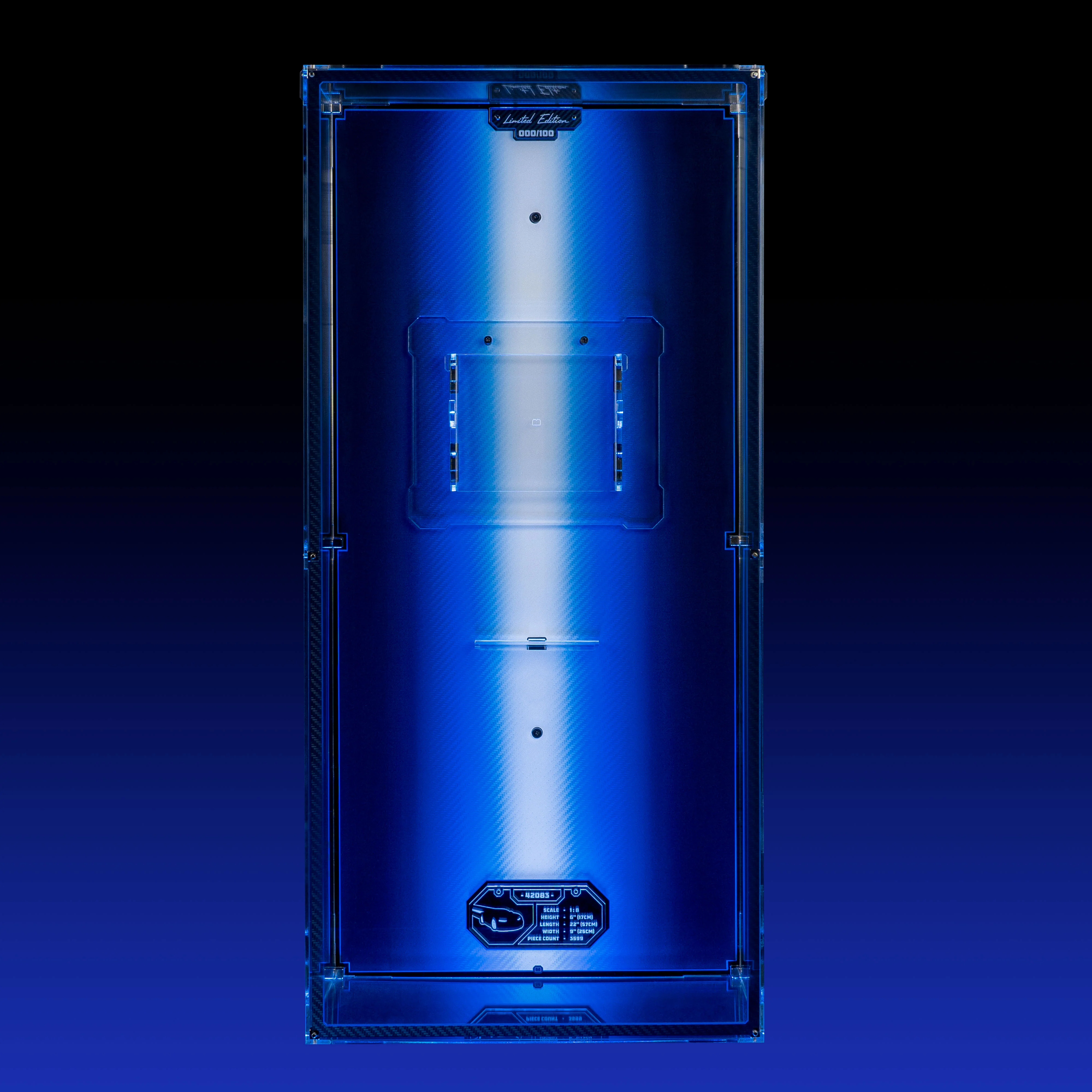 Limited Edition Wall Mounted Display Case for LEGO® Technic™ Bugatti Chiron (42083) - Image 3
