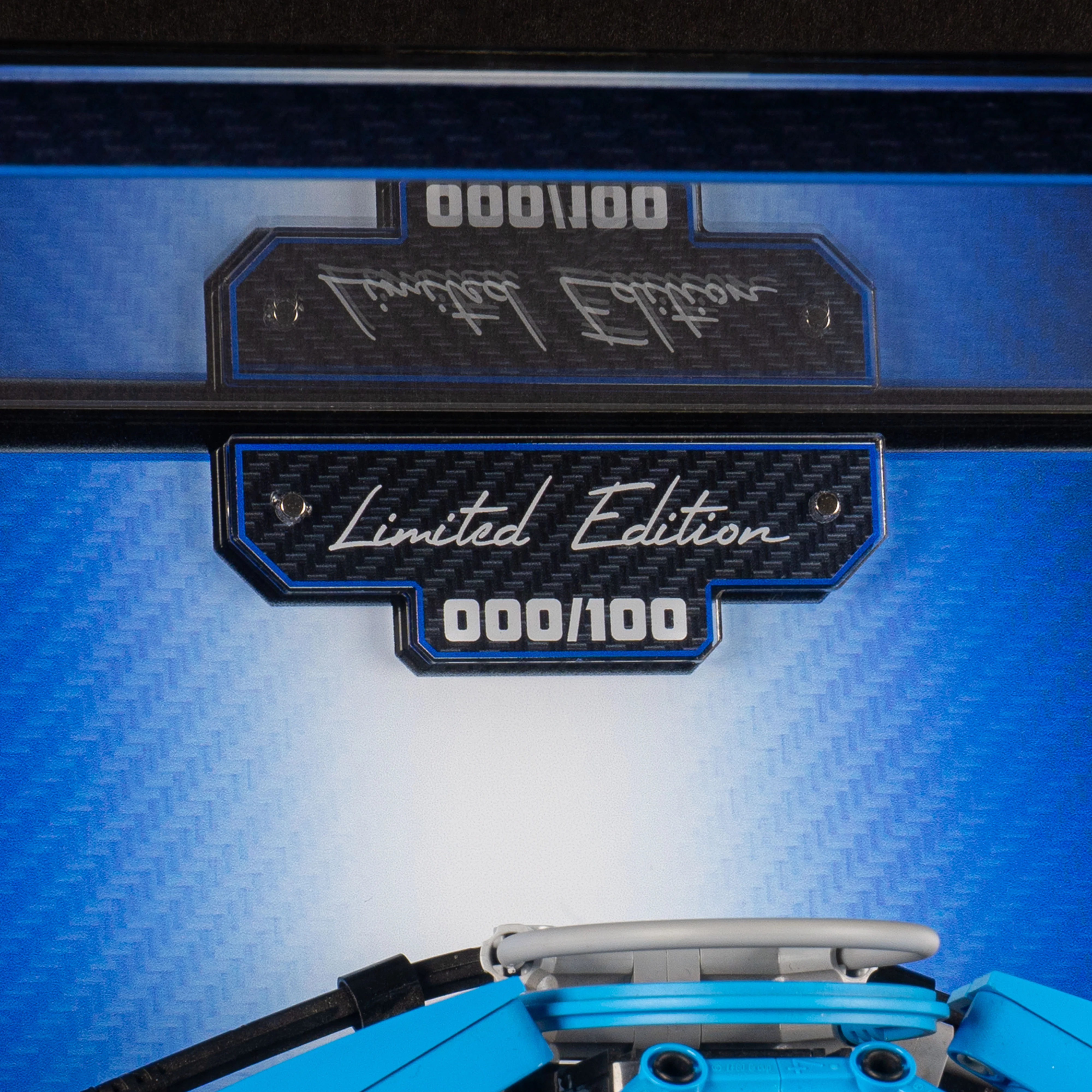 Limited Edition Wall Mounted Display Case for LEGO® Technic™ Bugatti Chiron (42083) - Image 5