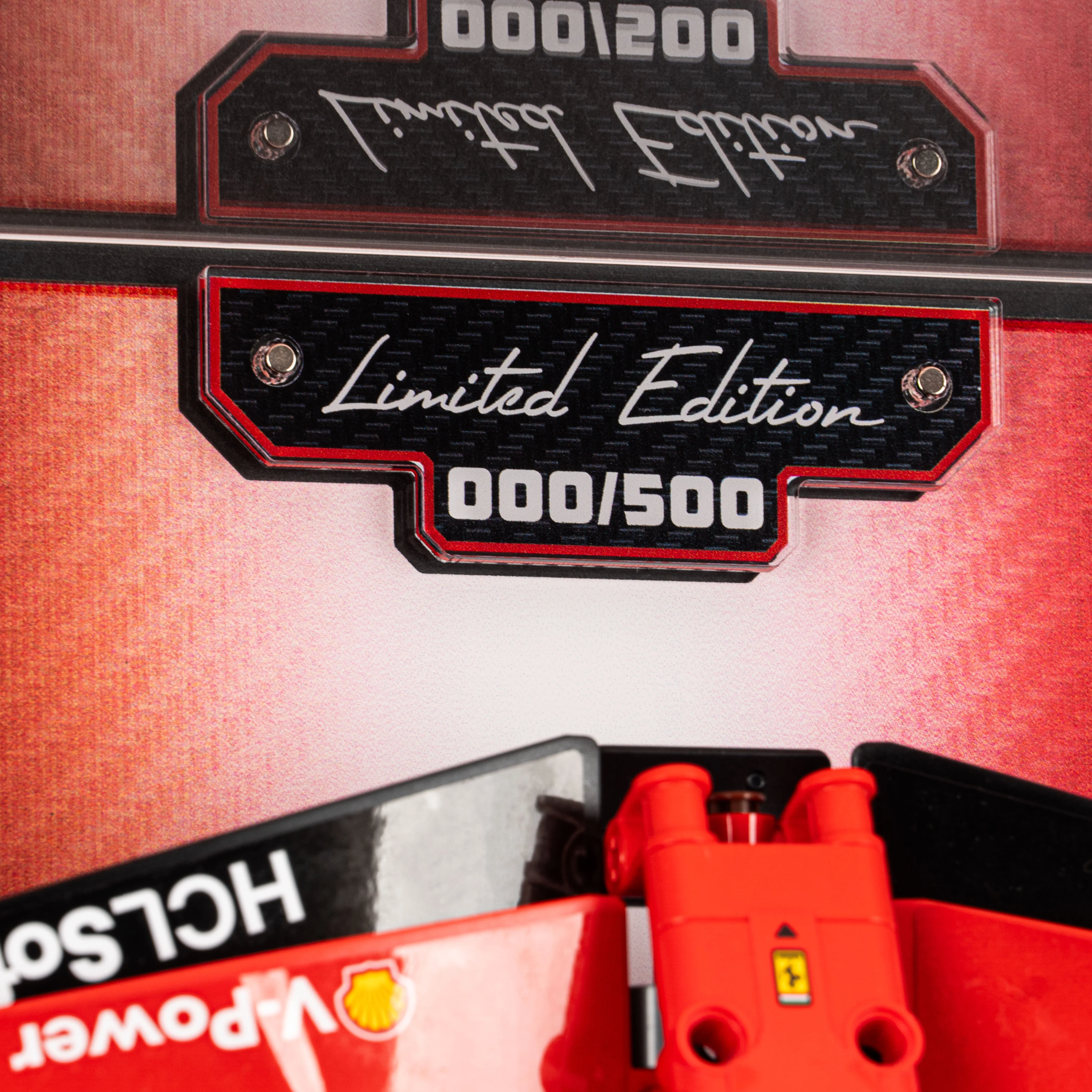 Limited Edition Wall Mounted Display Case for LEGO® Technic Ferrari SF-24 F1 Car (42207) - Image 7