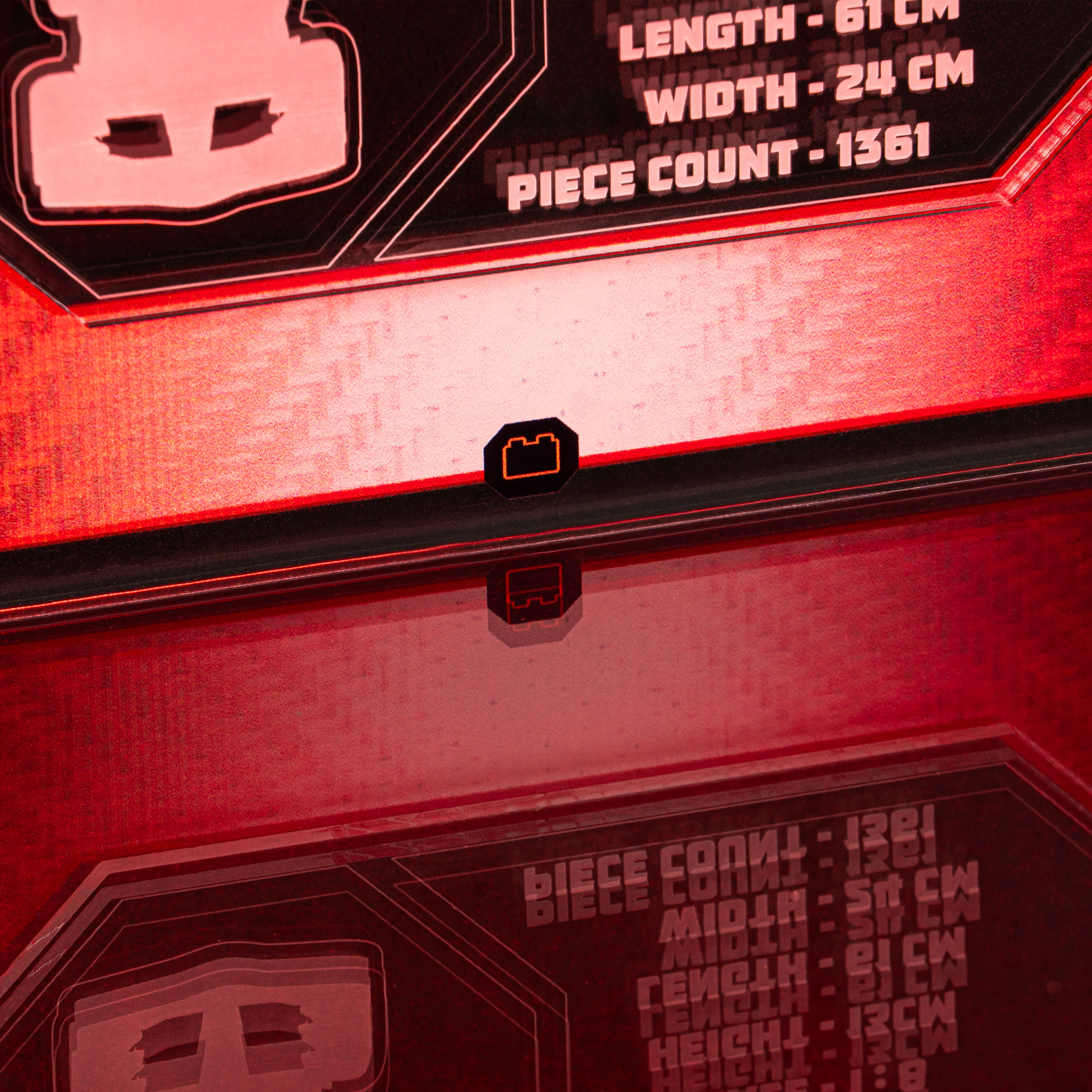 Limited Edition Wall Mounted Display Case for LEGO® Technic Ferrari SF-24 F1 Car (42207) - Image 8