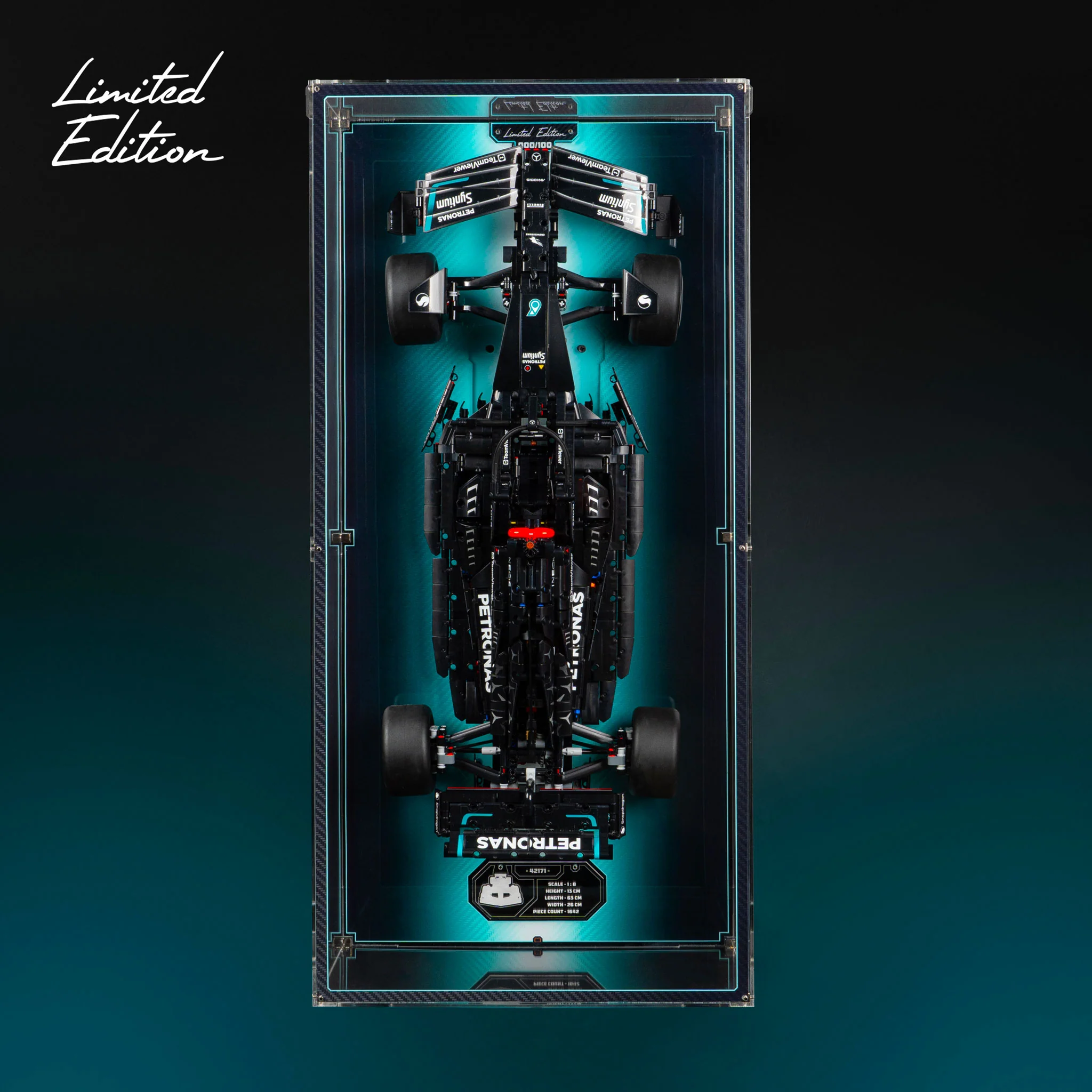 Limited Edition Wall Mounted Display Case for LEGO® Technic™ Mercedes-AMG F1 W14 E (42171) - Image 2