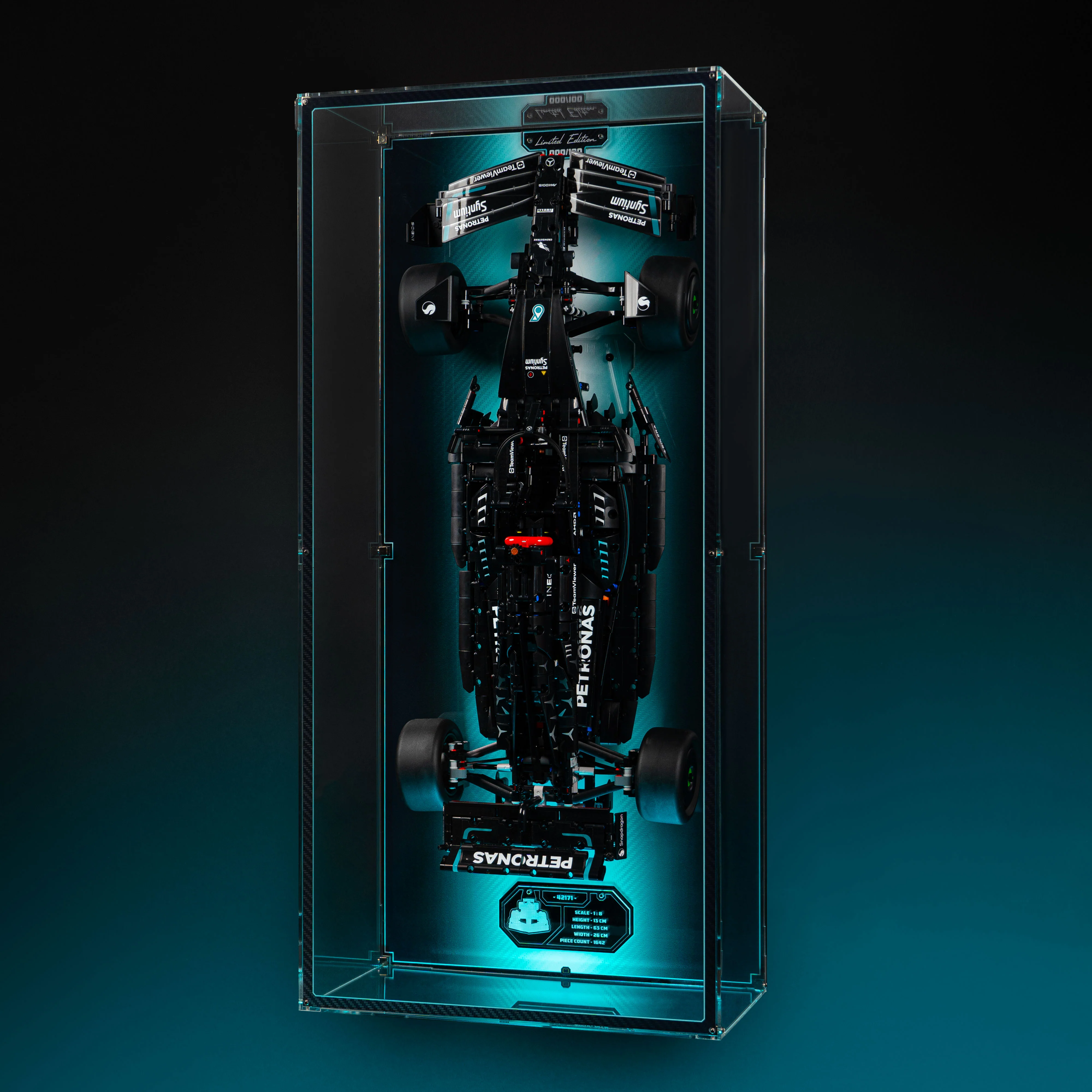 Limited Edition Wall Mounted Display Case for LEGO® Technic™ Mercedes-AMG F1 W14 E (42171) - Image 4