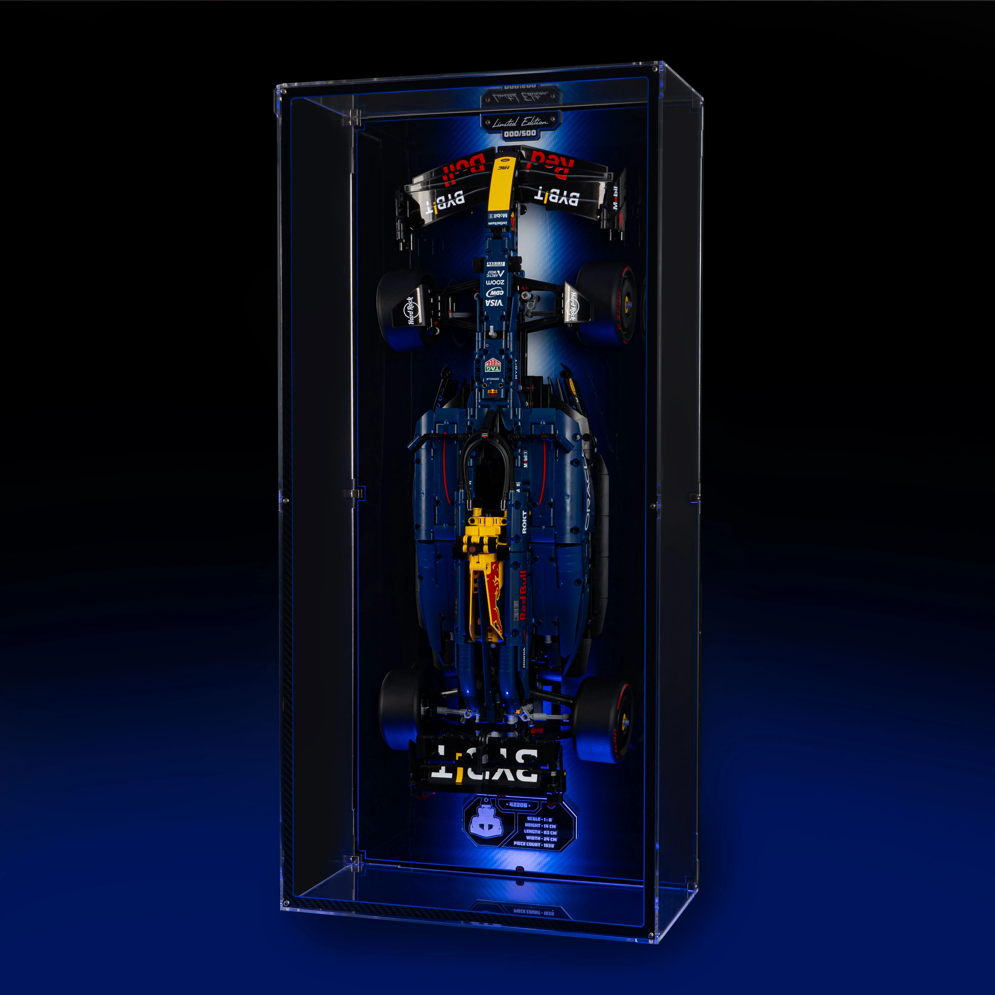 Limited Edition Wall Mounted Display Case for LEGO® Technic Oracle Red Bull Racing RB20 F1 Car (42206) - Image 4