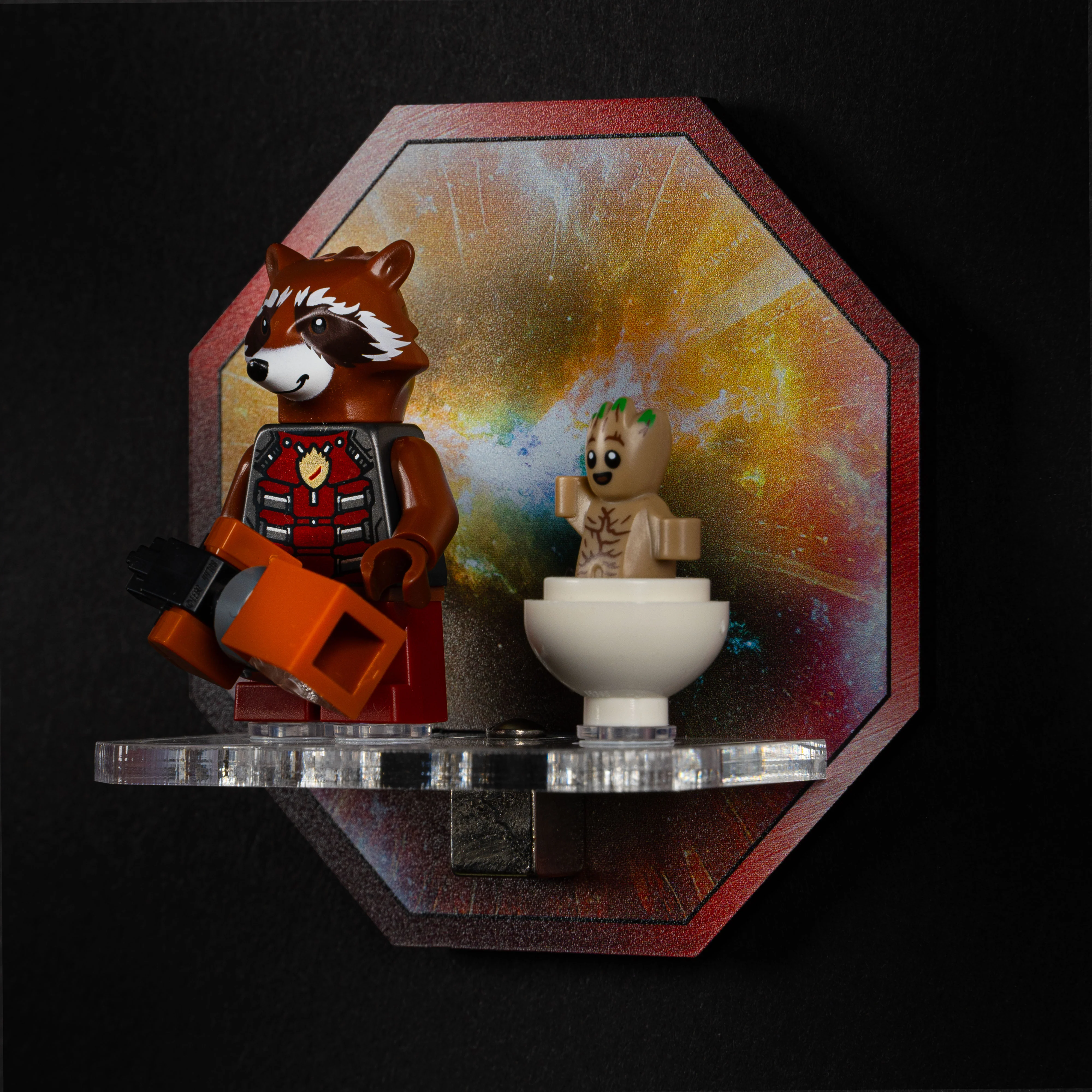 Limited Edition Wall Mounted Display Stand for LEGO® Guardians of the Galaxy: The Milano (76286) - Image 11