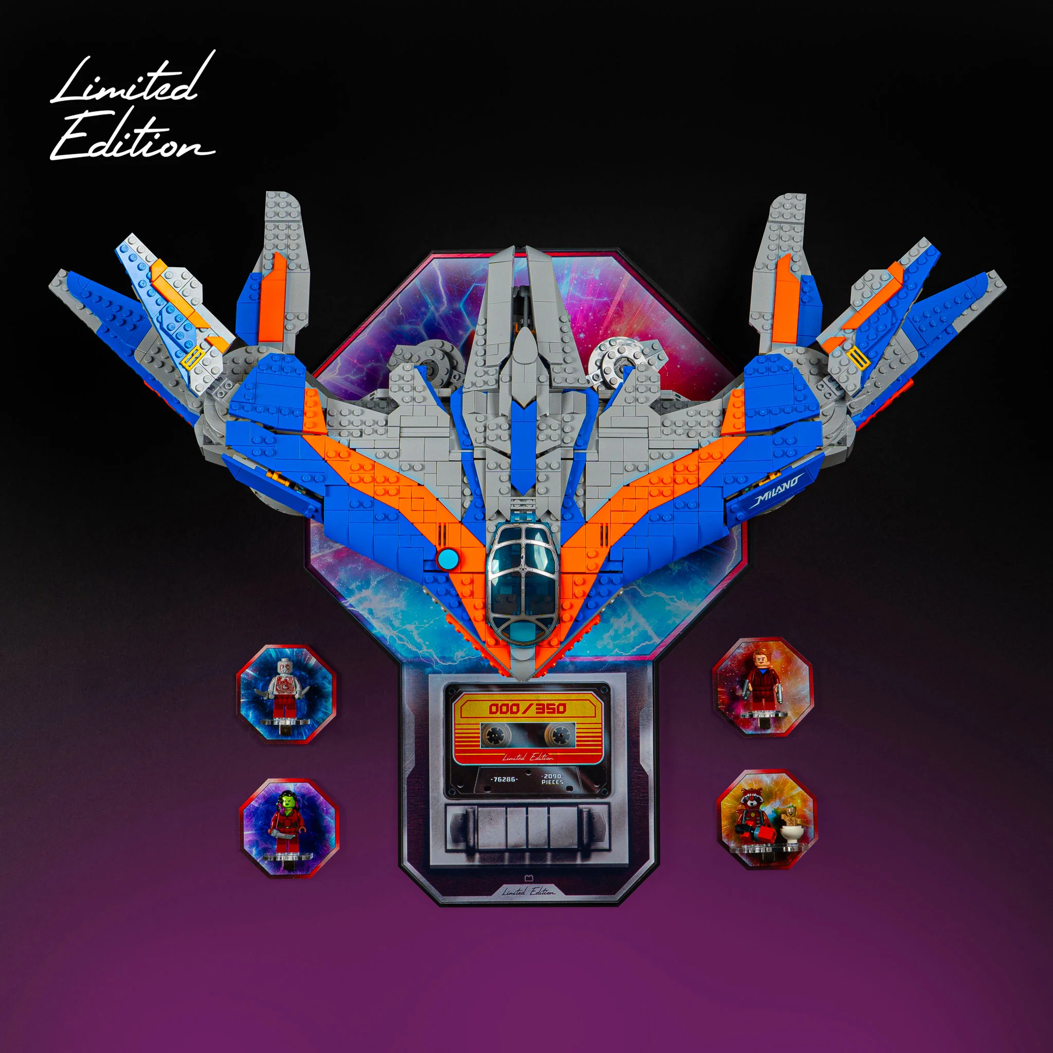Limited Edition Wall Mounted Display Stand for LEGO® Guardians of the Galaxy: The Milano (76286) - Image 2