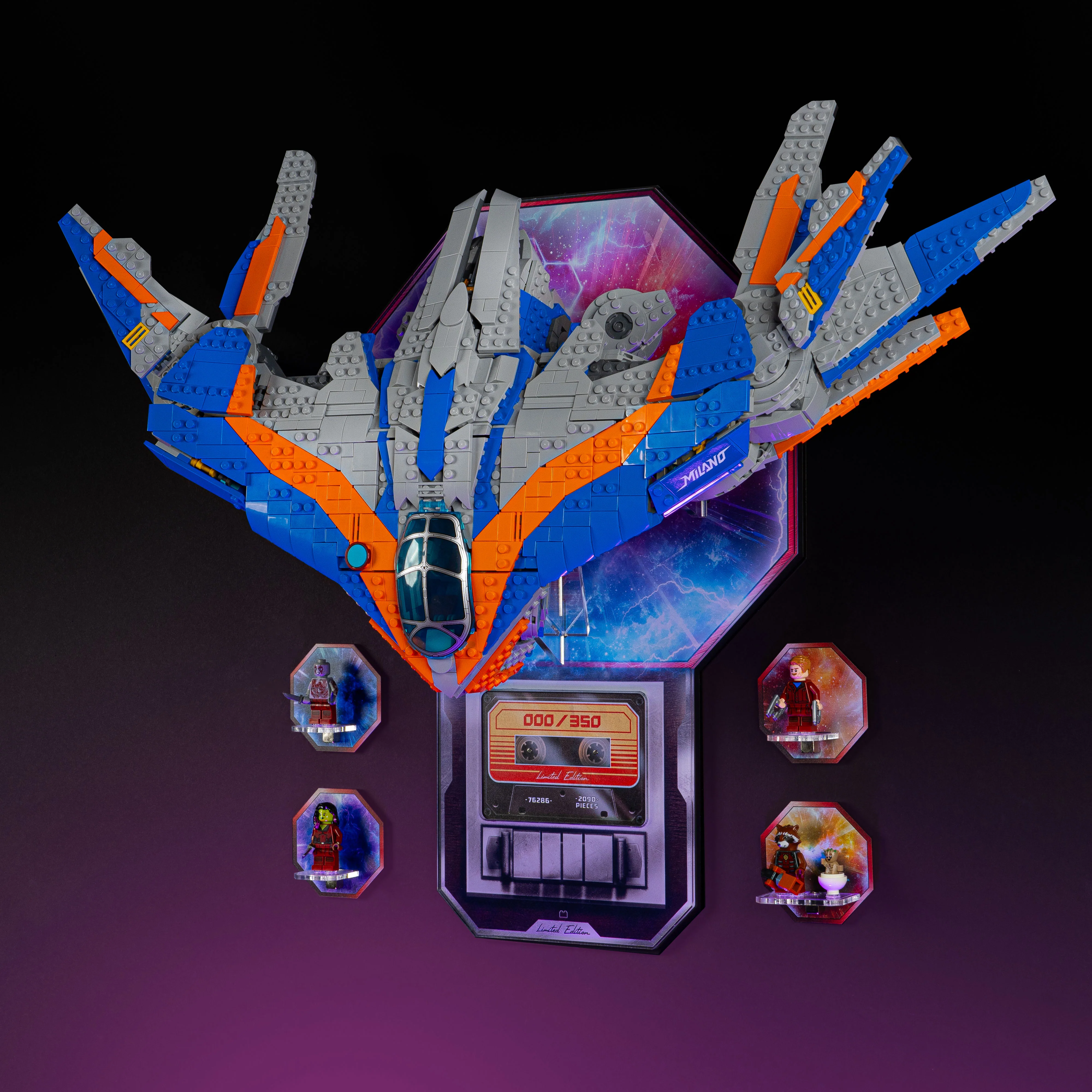 Limited Edition Wall Mounted Display Stand for LEGO® Guardians of the Galaxy: The Milano (76286) - Image 5