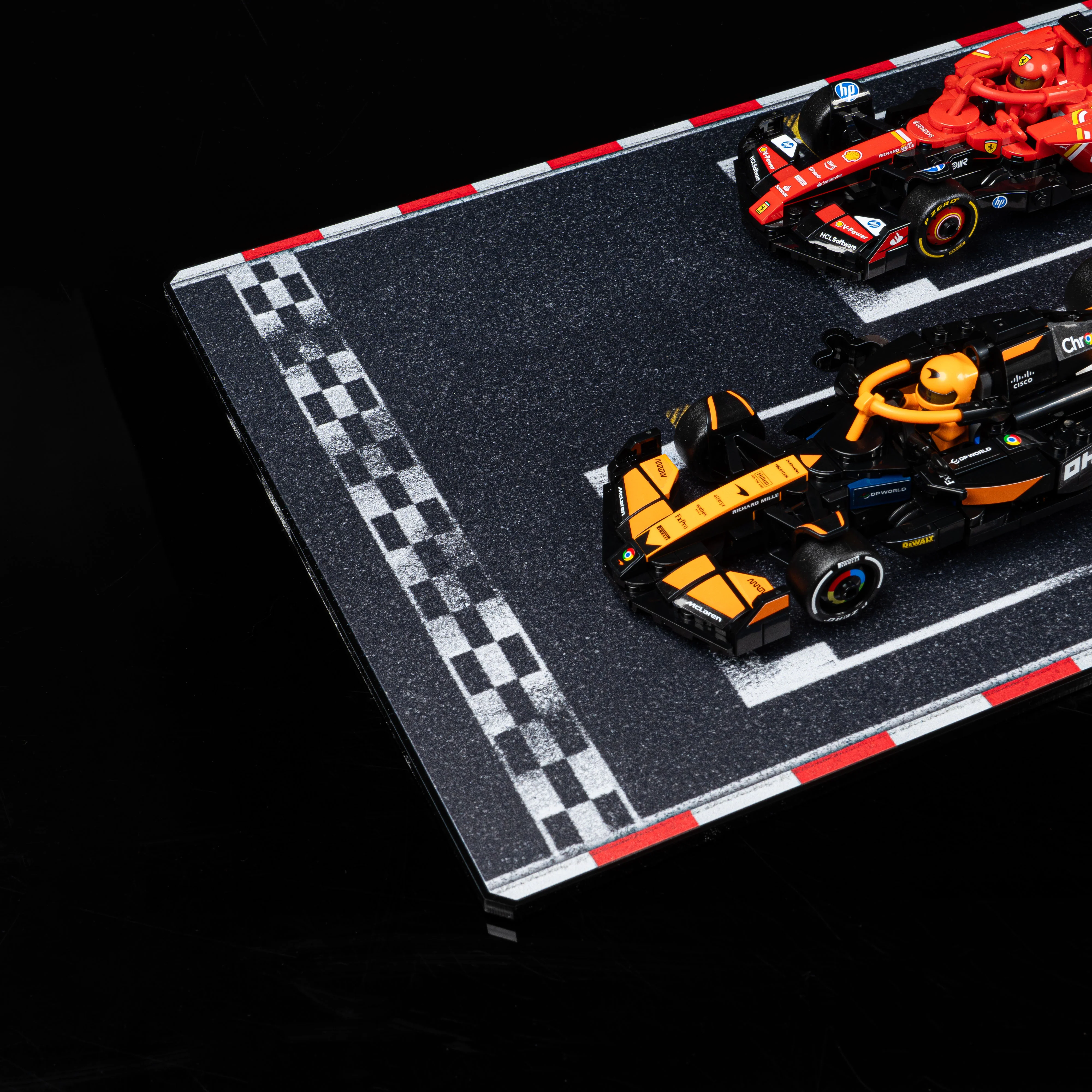 Limited Edition Wall Mounted Display Stand for 10 x LEGO® Speed Champions: Formula 1 Range - Image 7