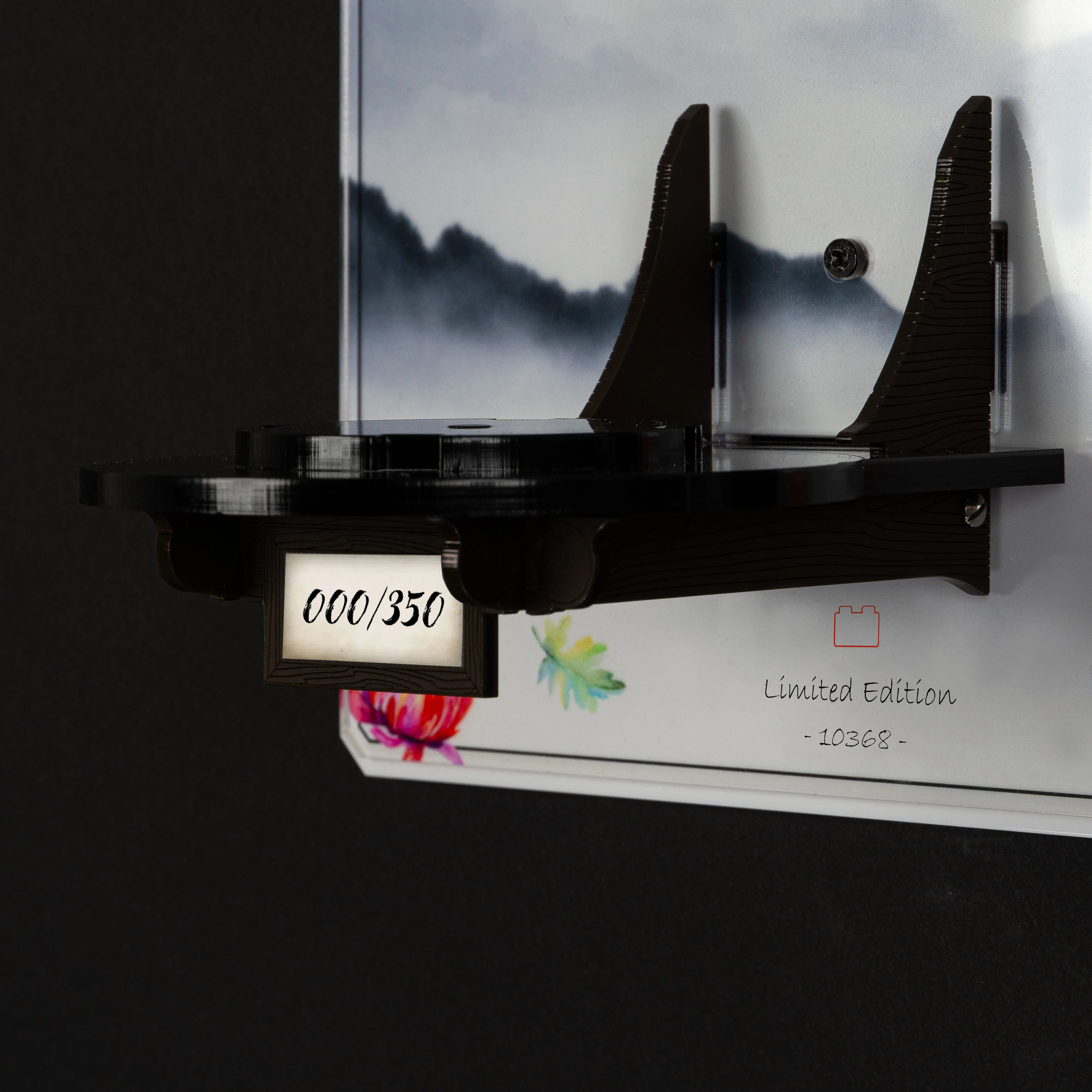 Limited Edition Wall Mounted Display Stand for LEGO® Botanicals Chrysanthemum (10368) - Image 8