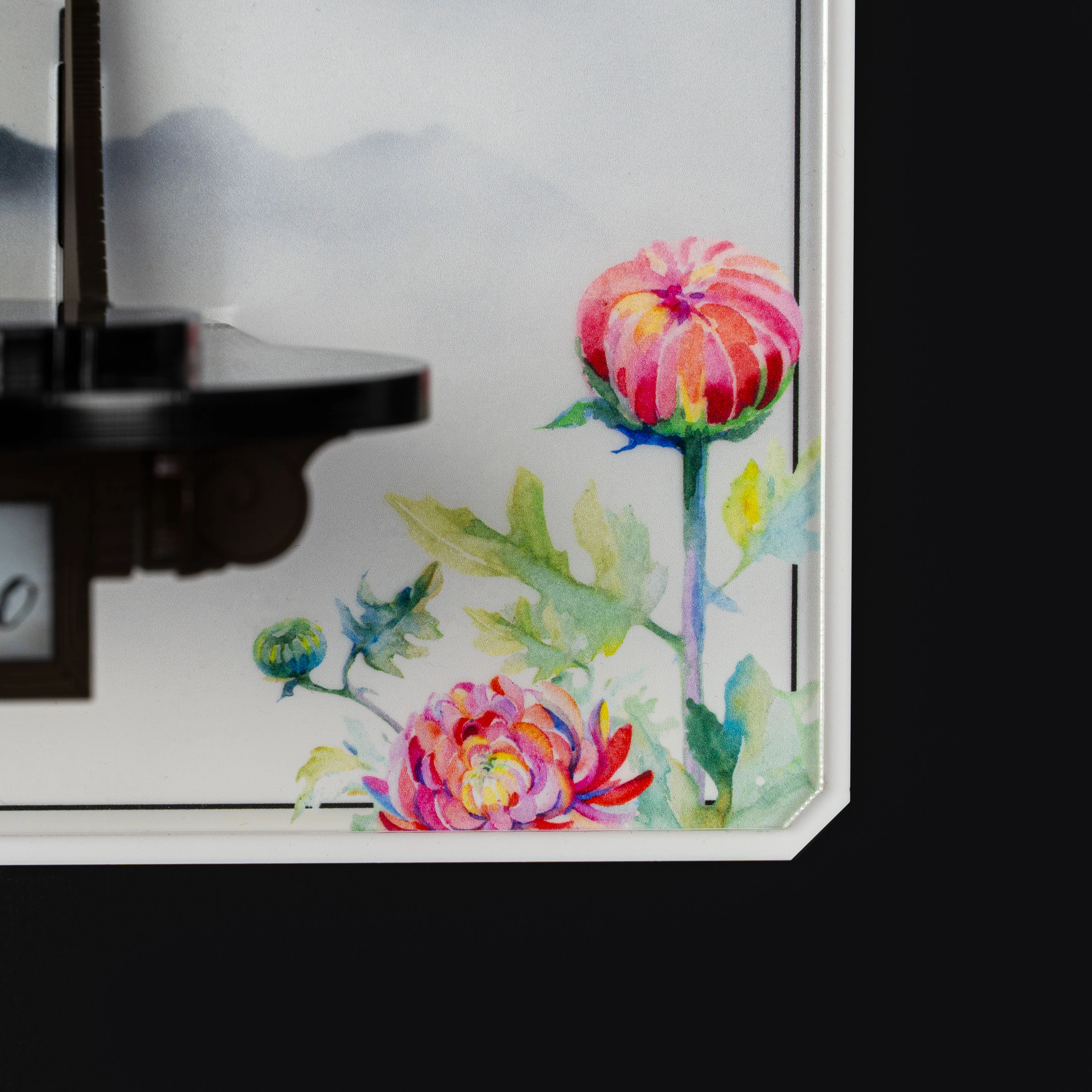 Limited Edition Wall Mounted Display Stand for LEGO® Botanicals Chrysanthemum (10368) - Image 9