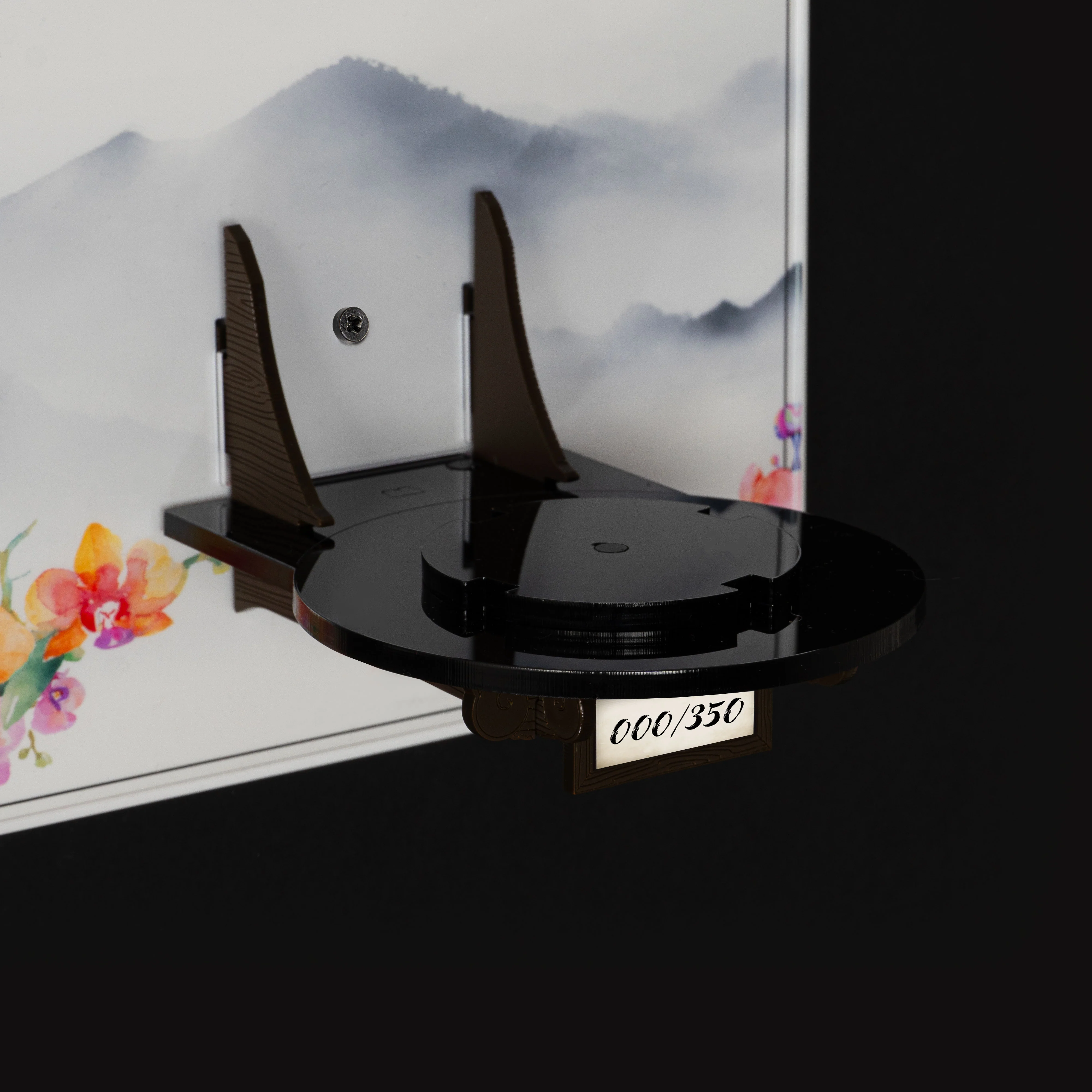 Limited Edition Wall Mounted Display Stand for LEGO® Botanicals Mini Orchid (10343) - Image 6