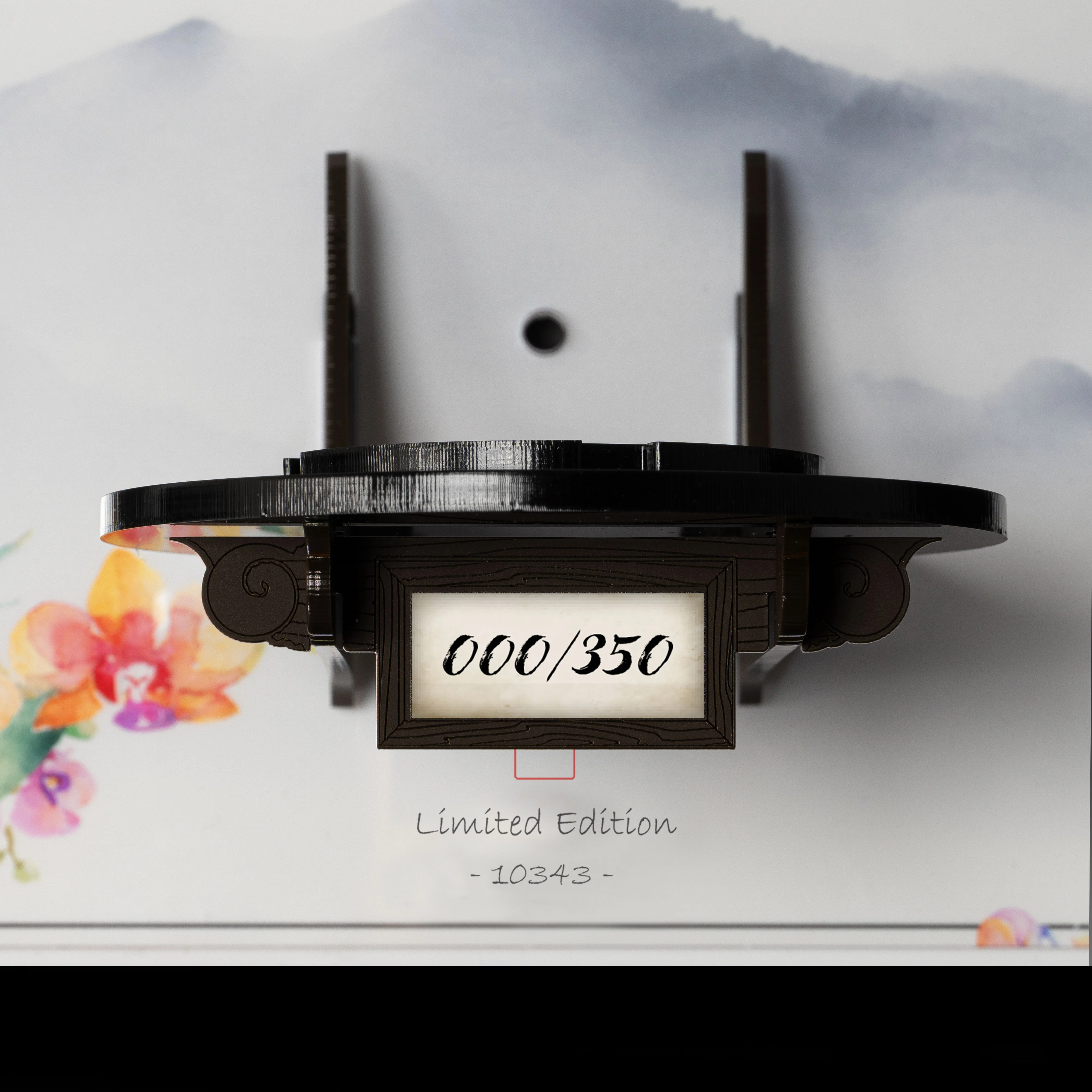 Limited Edition Wall Mounted Display Stand for LEGO® Botanicals Mini Orchid (10343) - Image 7
