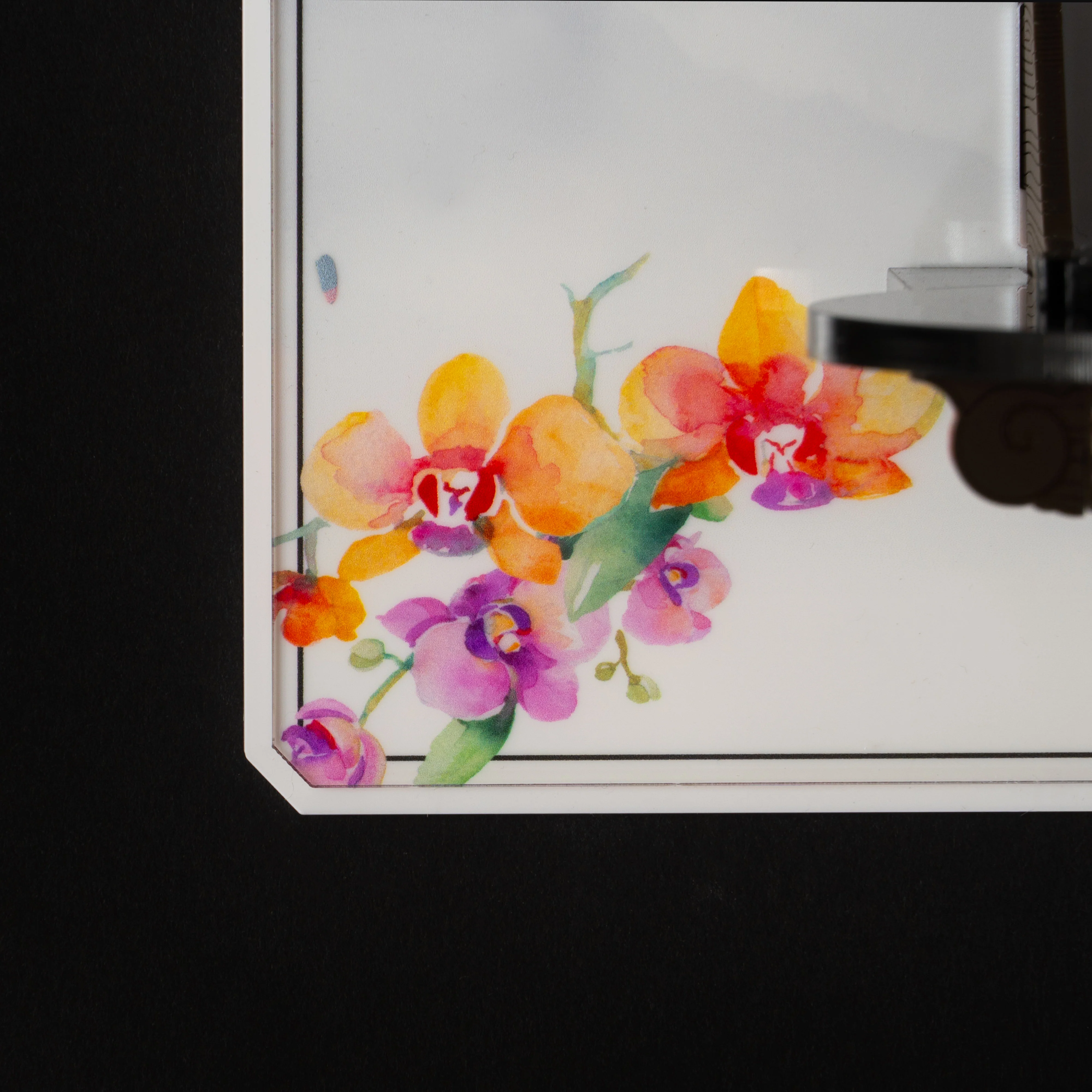 Limited Edition Wall Mounted Display Stand for LEGO® Botanicals Mini Orchid (10343) - Image 8